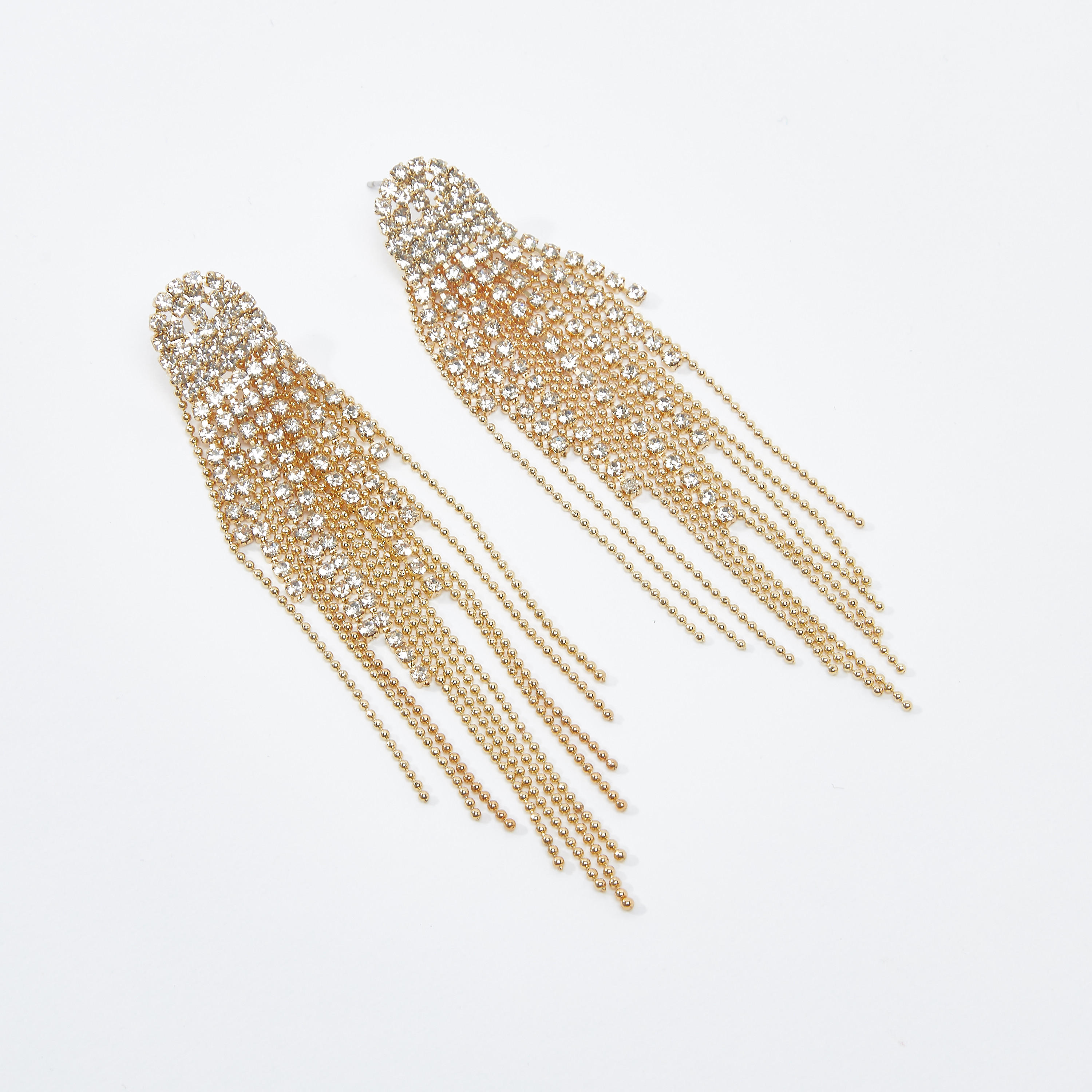 أقراط متدليّة مرصّعة بمكبس إغلاق-women-watchesandjewellery-jewellery-earrings-image-3