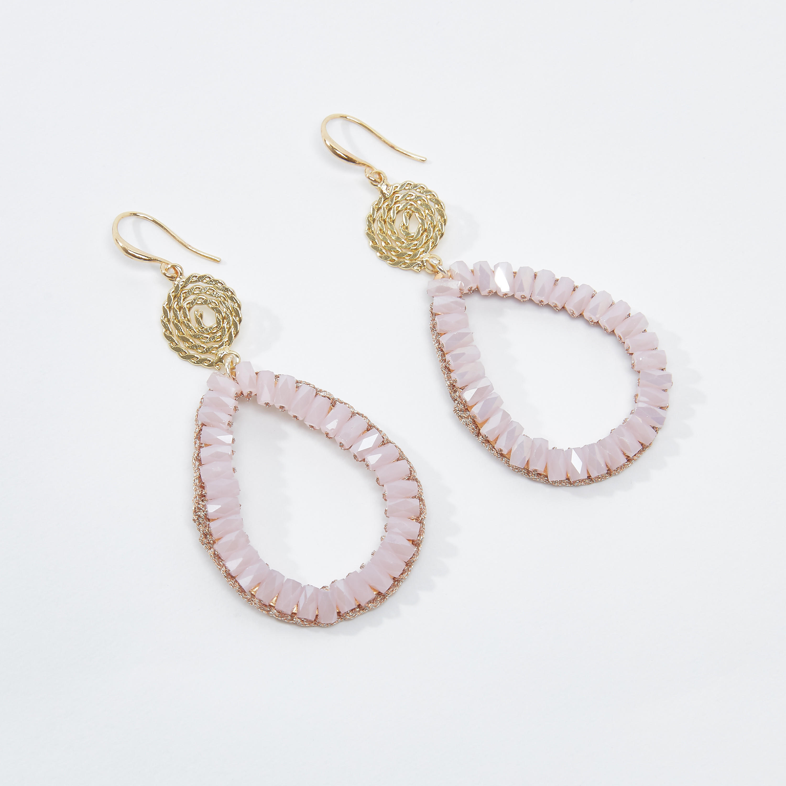أقراط دلّاية بخطّاف إغلاق وتزيينات-women-watchesandjewellery-jewellery-earrings-image-4