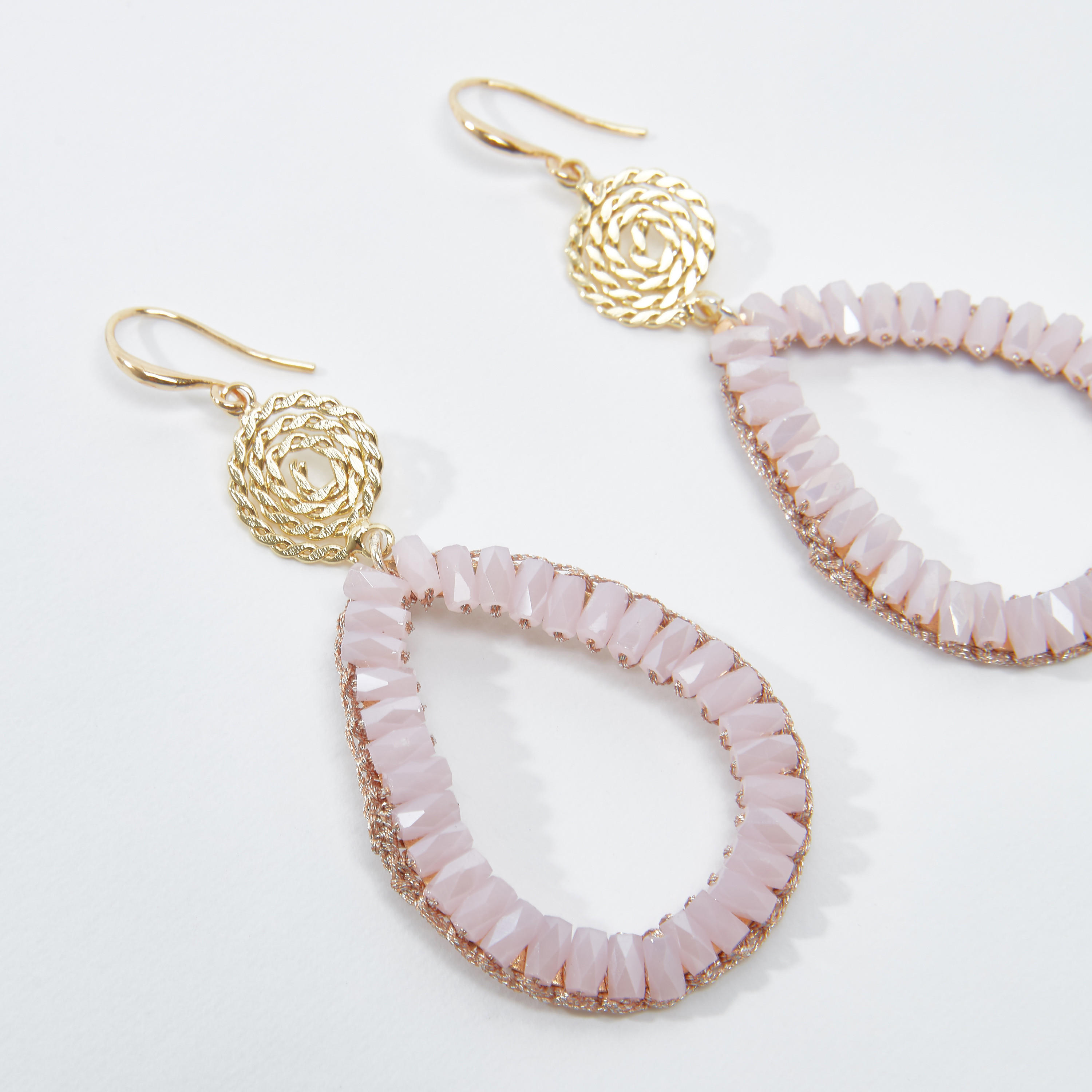 أقراط دلّاية بخطّاف إغلاق وتزيينات-women-watchesandjewellery-jewellery-earrings-image-2