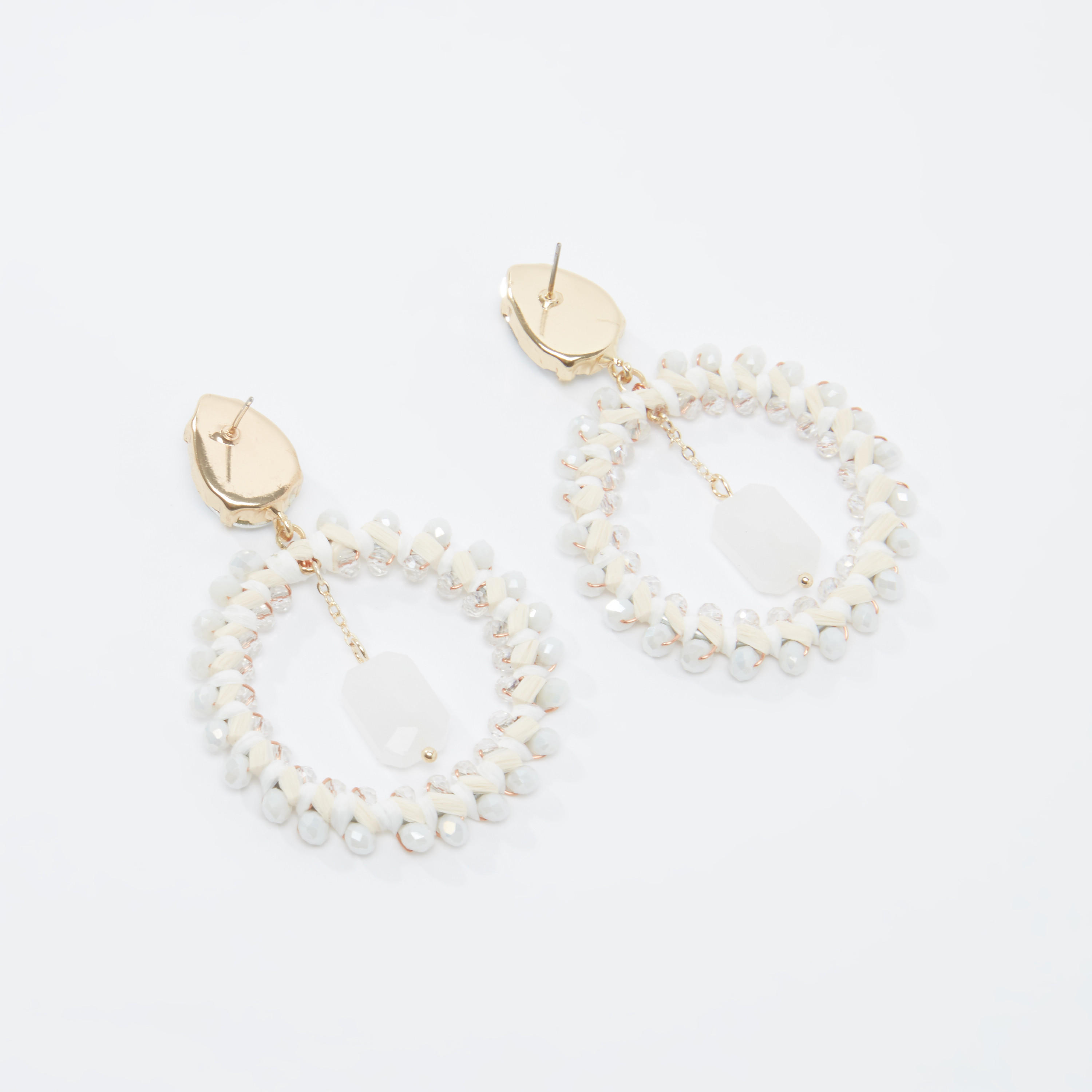 أقراط متدليّة مرصّعة بمكبس إغلاق-women-watchesandjewellery-jewellery-earrings-image-4