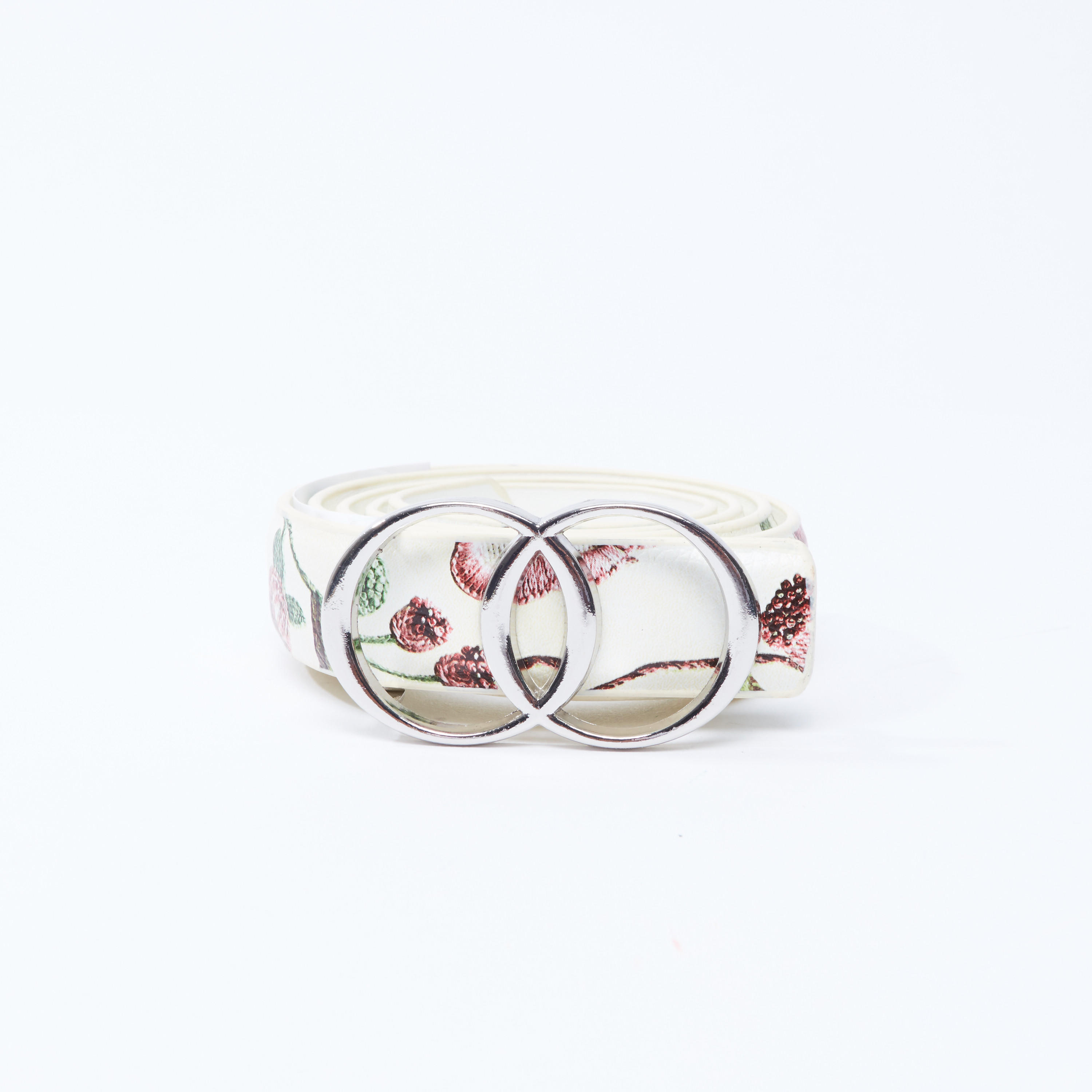 حزام بإبزيم بدبوس ميتاليك وطبعات أزهار-women-clothingaccessories-belts-image-1