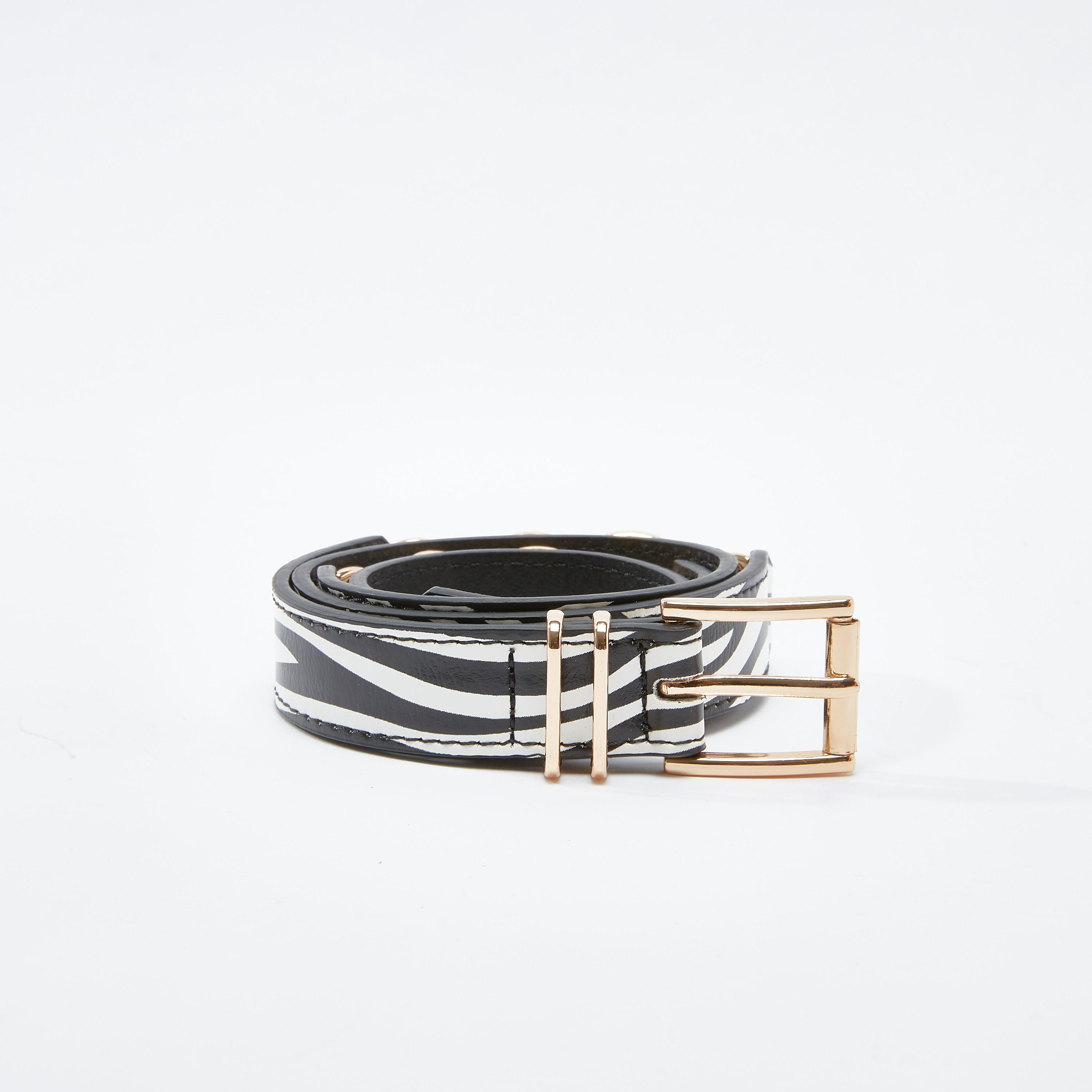 حزام بإبزيم دبوس وطبعات حيوانات-women-clothingaccessories-belts-image-1
