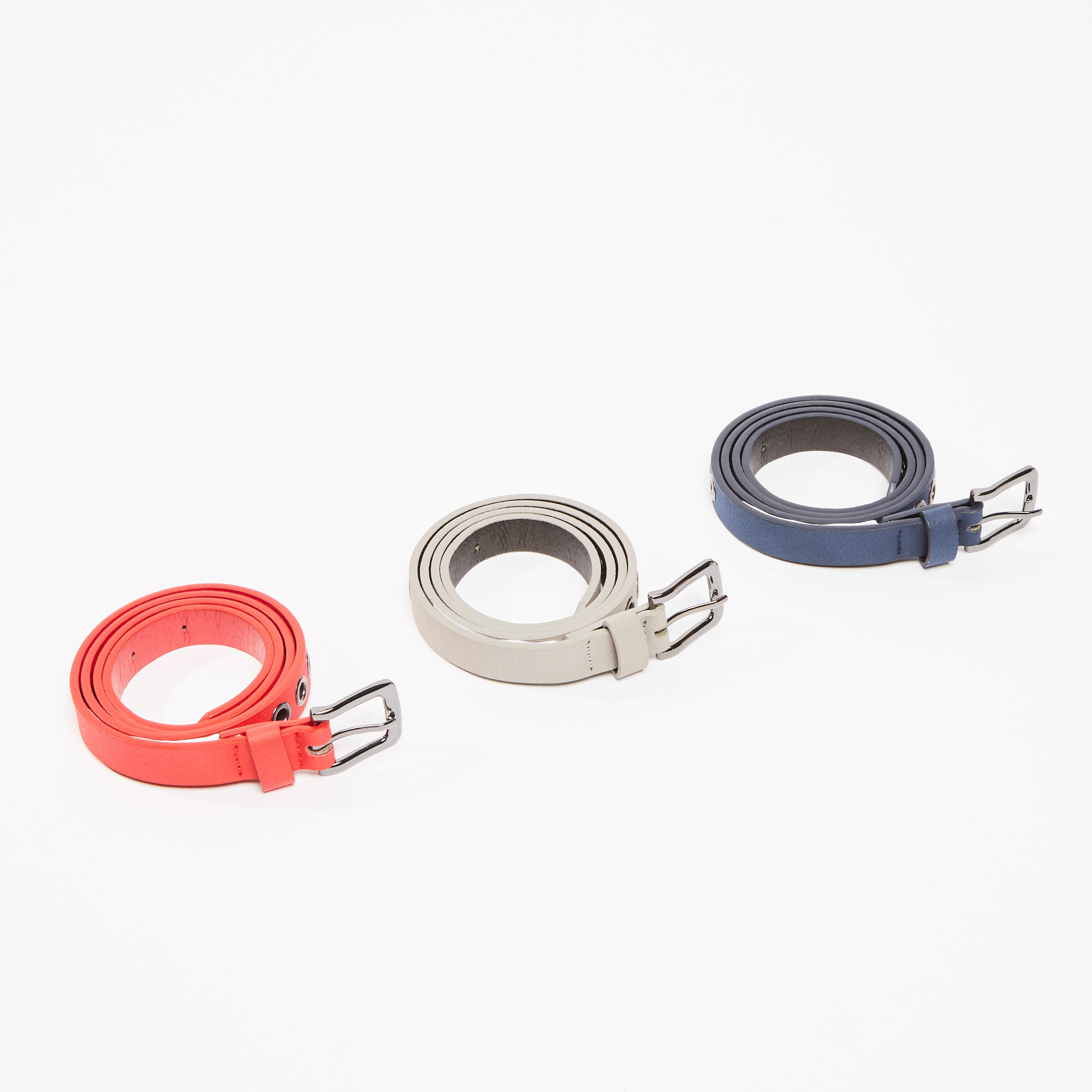 حزام سادة بإبزيم إغلاق بدبوس - طقم من 3 قطع-women-clothingaccessories-belts-image-1