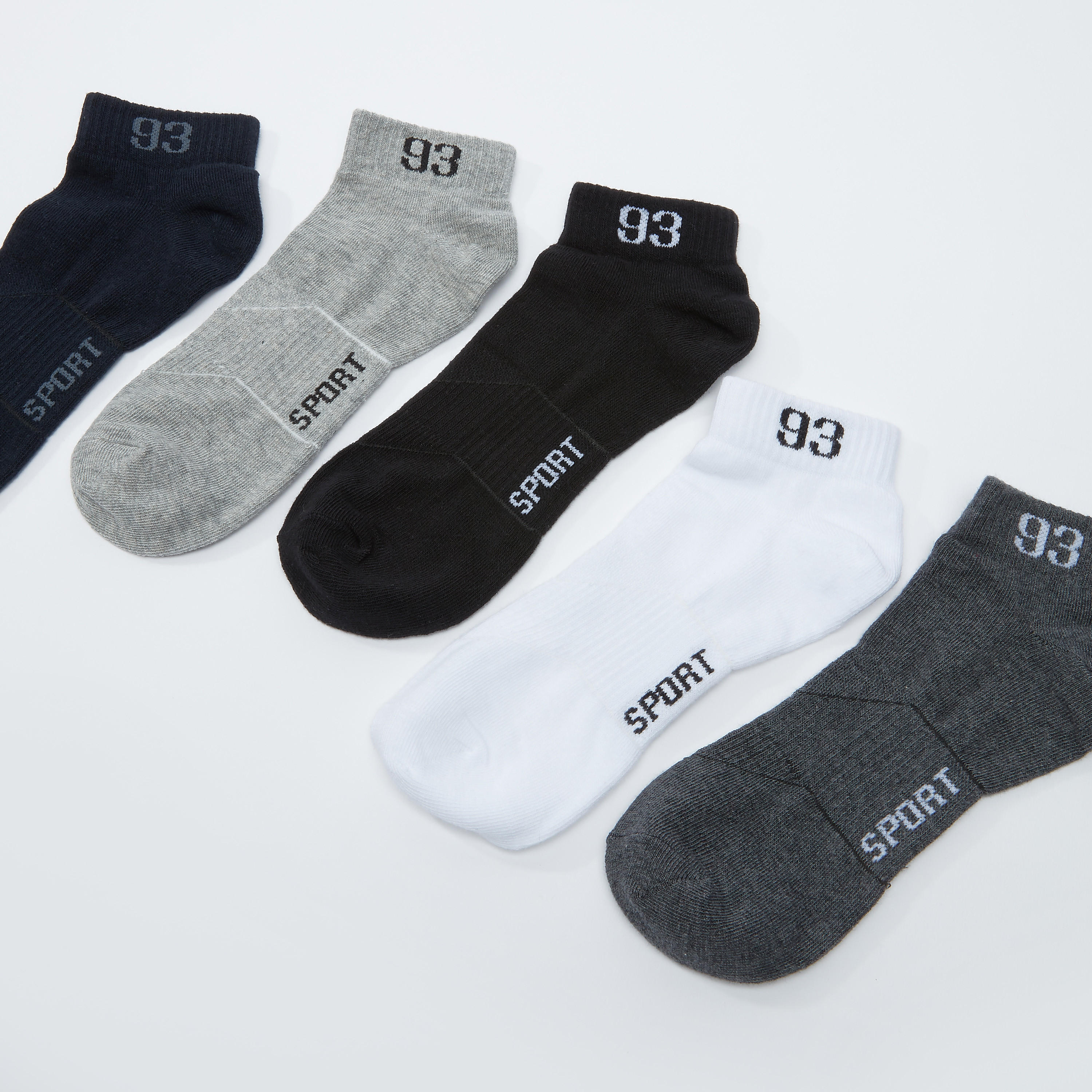 جوارب بطول الكاحل بطبعات - طقم من 5 أزواج-women-socksandstockings-image-3