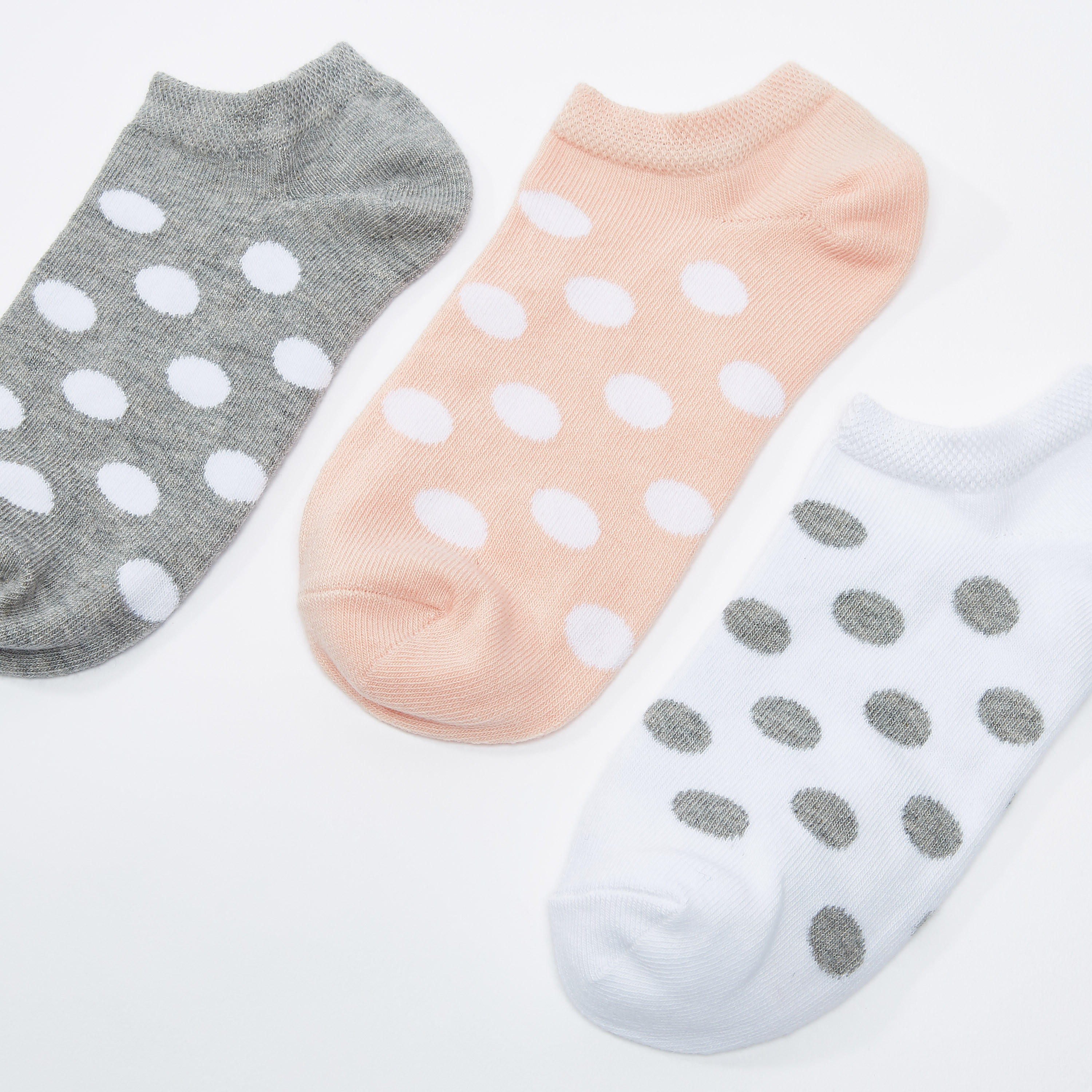 جوارب بطول الكاحل بطبعات - طقم من 3 أزواج-women-socksandstockings-image-3