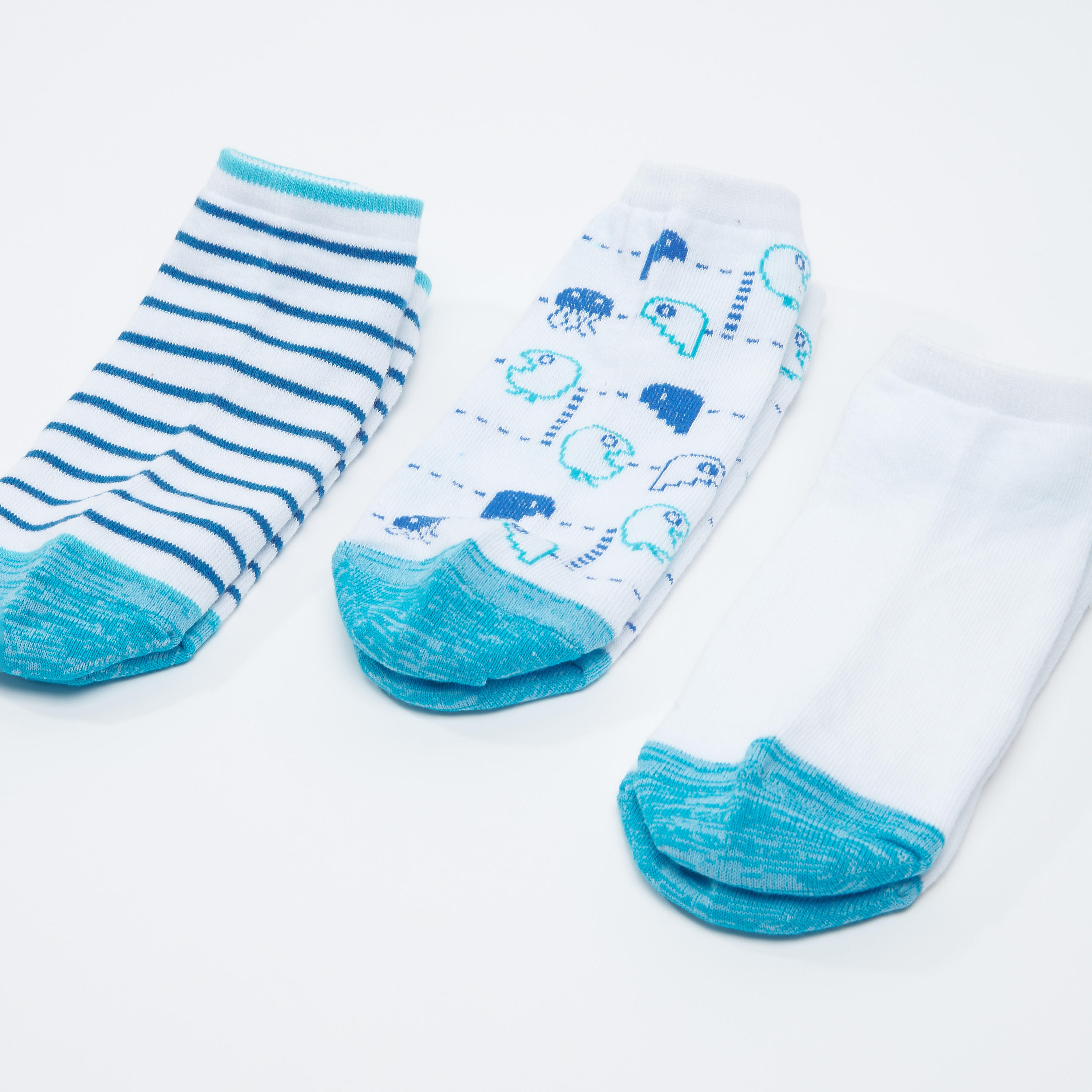 جوارب بطول الكاحل - طقم من 3 أزواج-women-socksandstockings-image-1