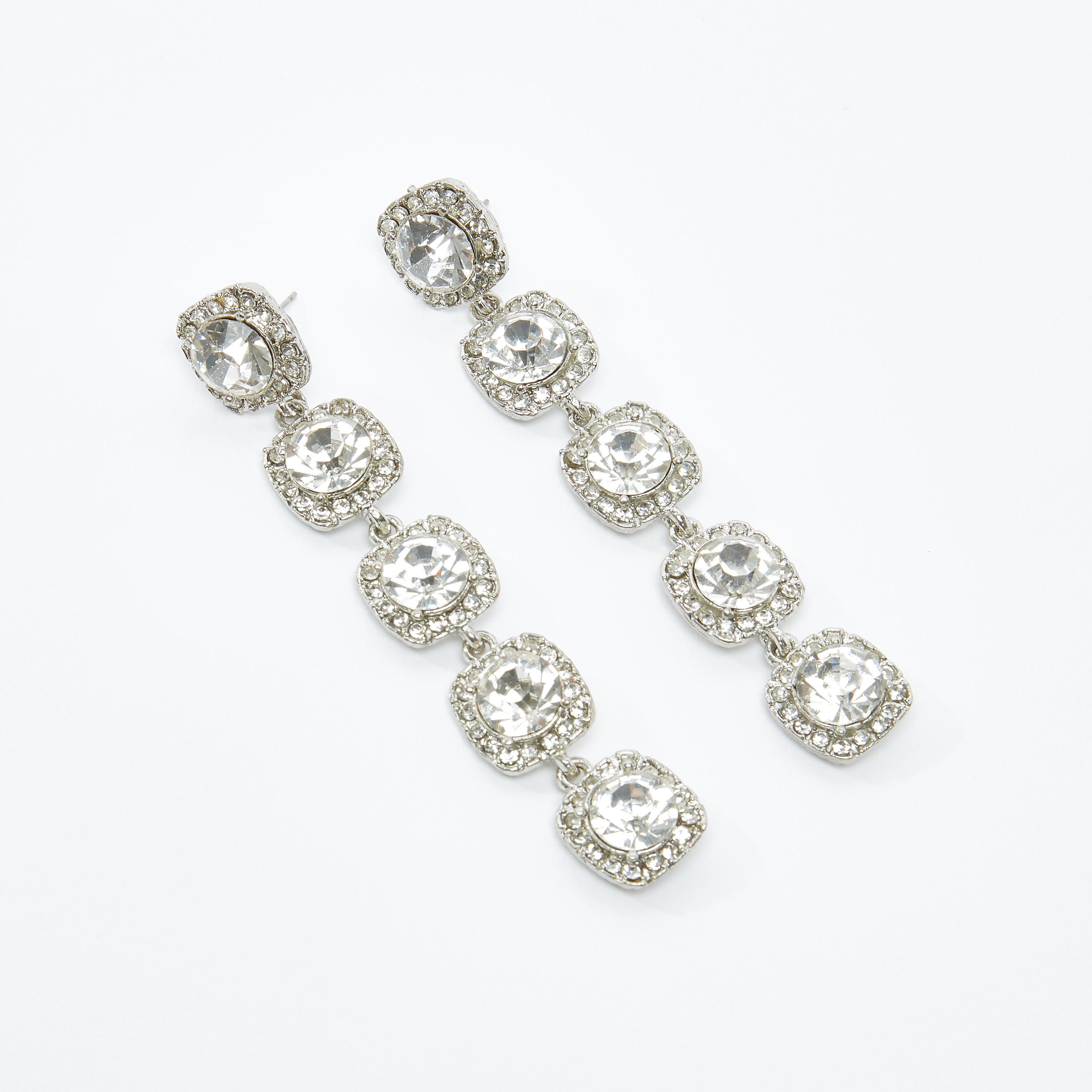 أقراط متدليّة مرصّعة بمكبس إغلاق-women-watchesandjewellery-jewellery-earrings-image-1