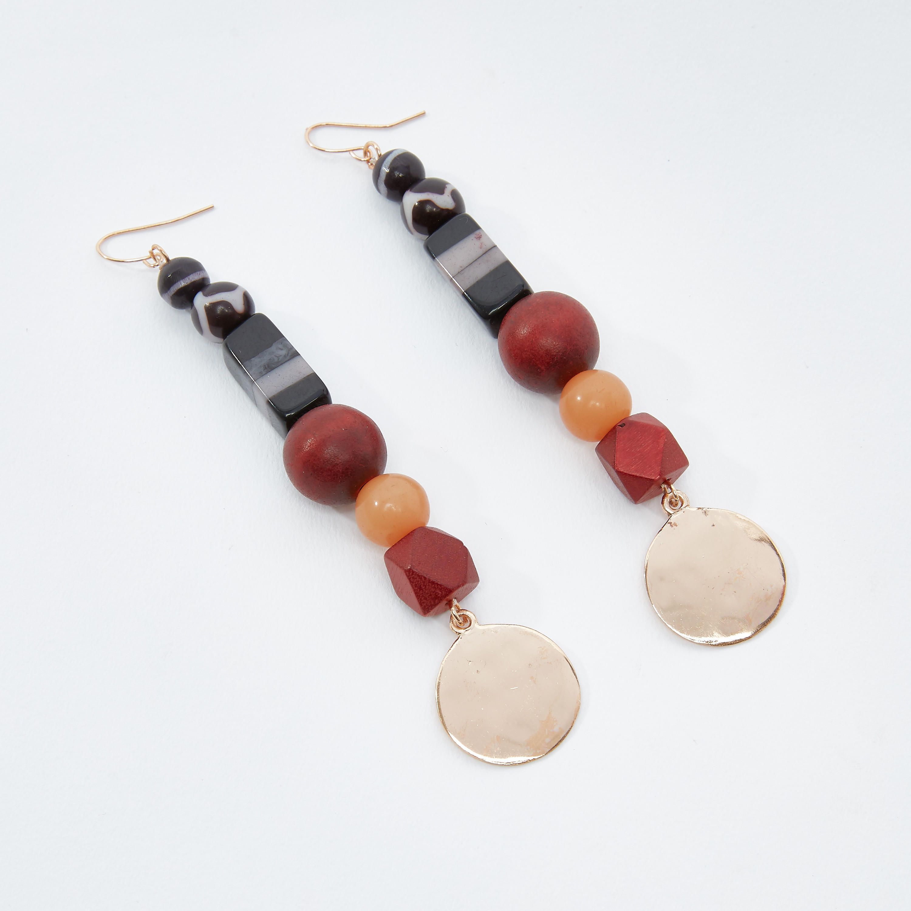 Beaded Dangling Earrings with Fish Hook-women-watchesandjewellery-jewellery-earrings-image-1