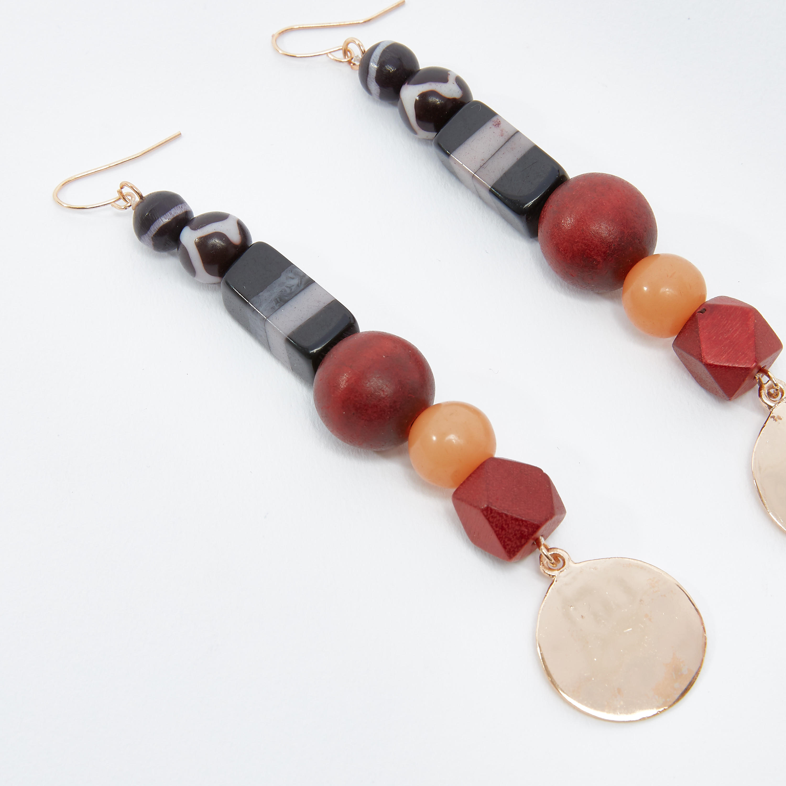 Beaded Dangling Earrings with Fish Hook-women-watchesandjewellery-jewellery-earrings-image-3