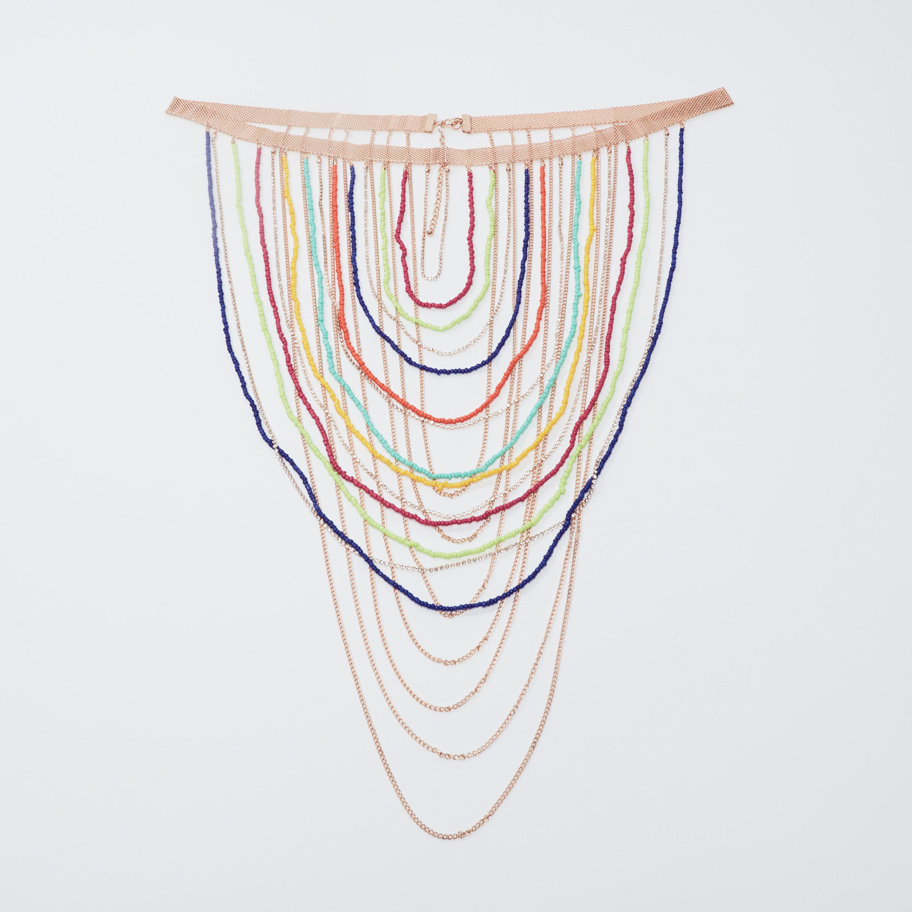 سلسلة ميتاليك متعددة الطبقات بمشبك إغلاق-women-clothingaccessories-novelties-image-1