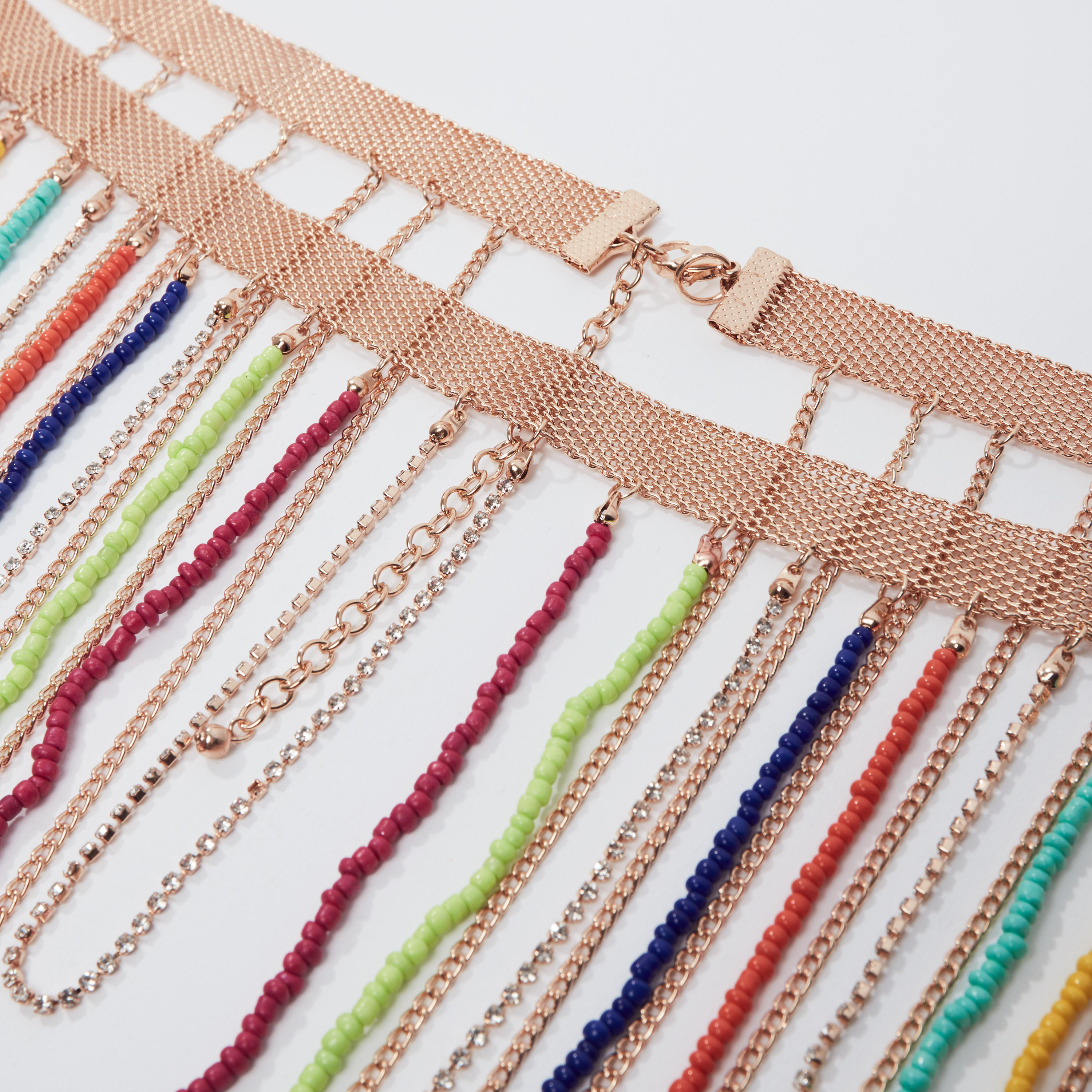 سلسلة ميتاليك متعددة الطبقات بمشبك إغلاق-women-clothingaccessories-novelties-image-3