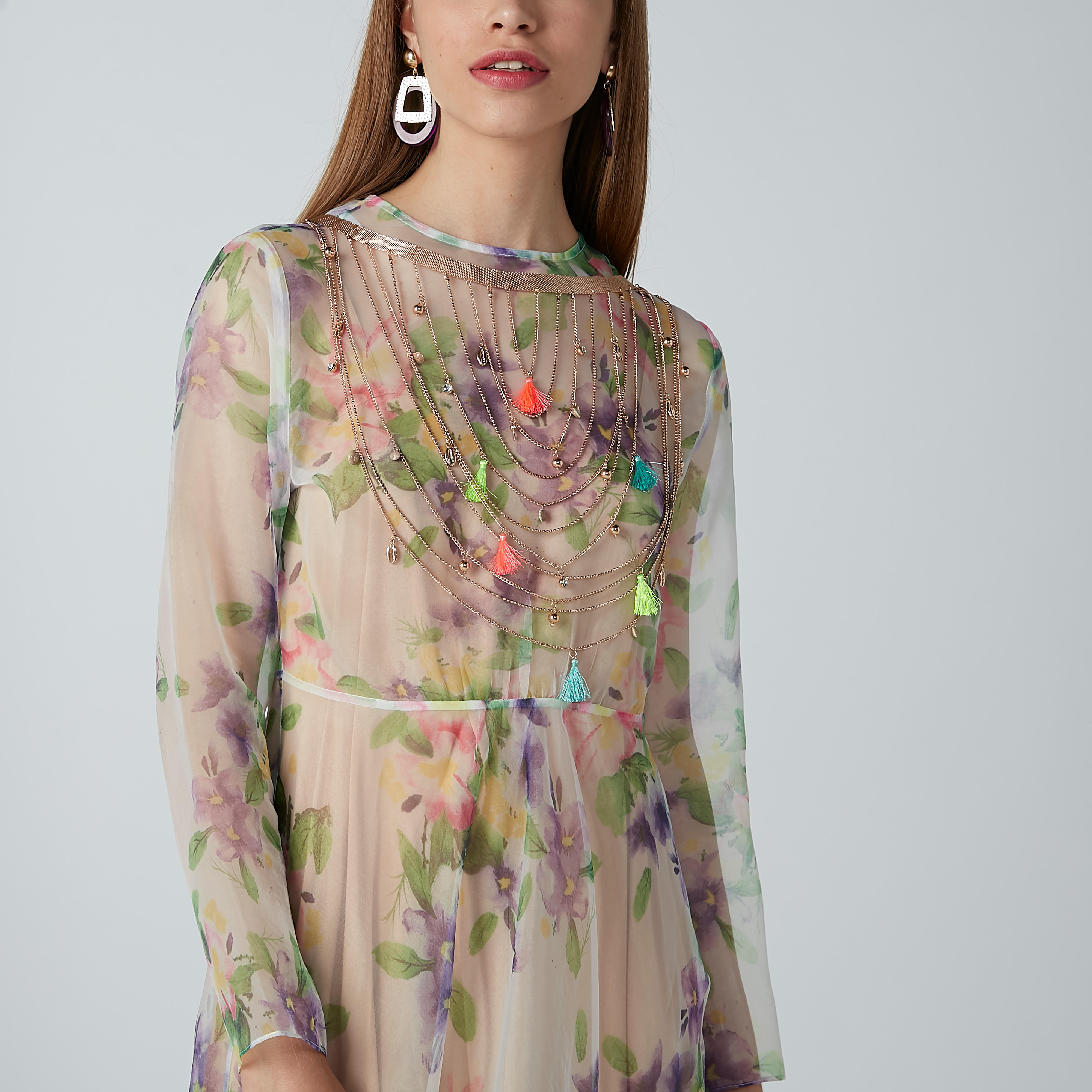 قلادة مزيّنة بمشبك إغلاق-women-watchesandjewellery-jewellery-necklacesandpendants-image-2