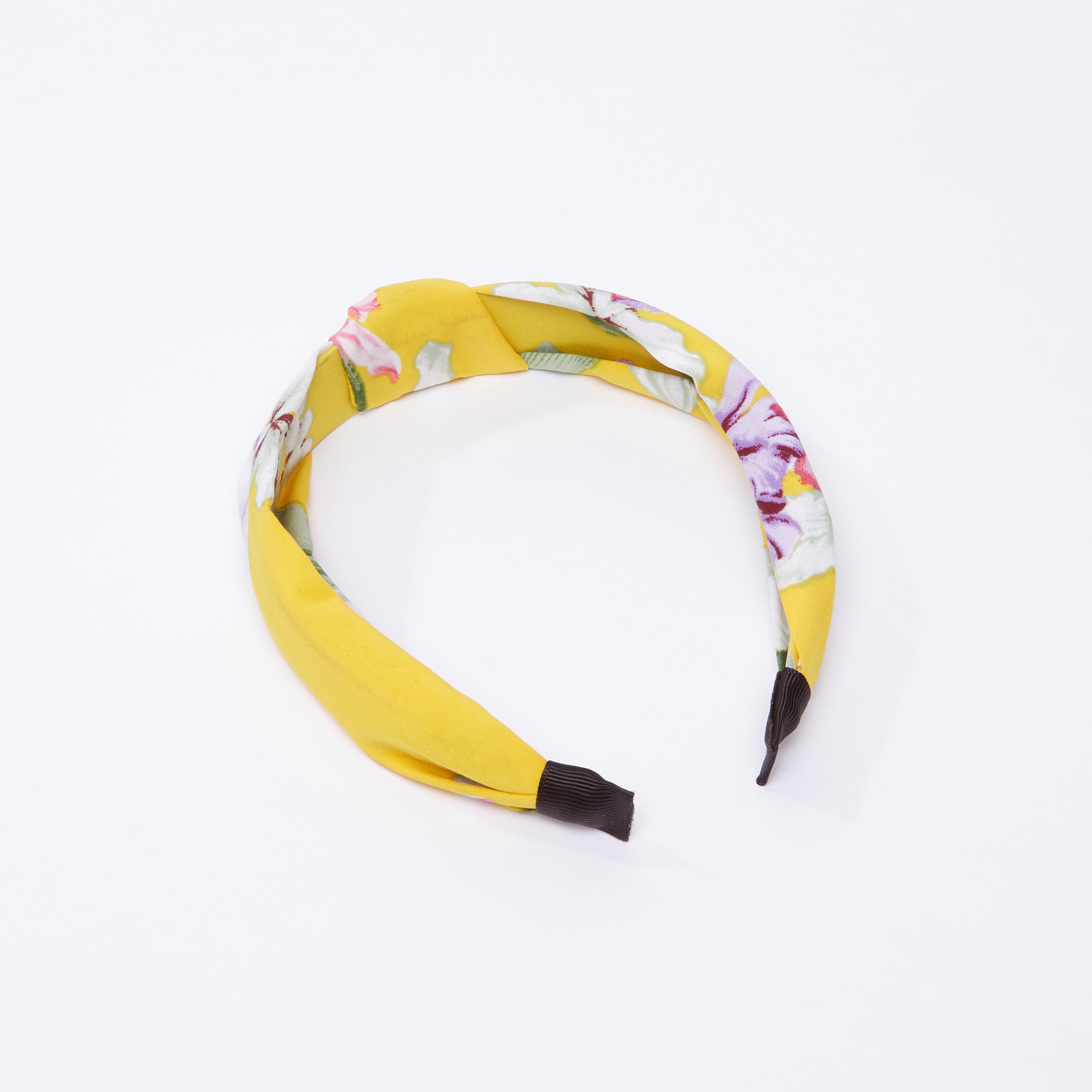 شريطة شعر مزيّنة بعقدة وطبعات أزهار-women-hairaccessories-image-1