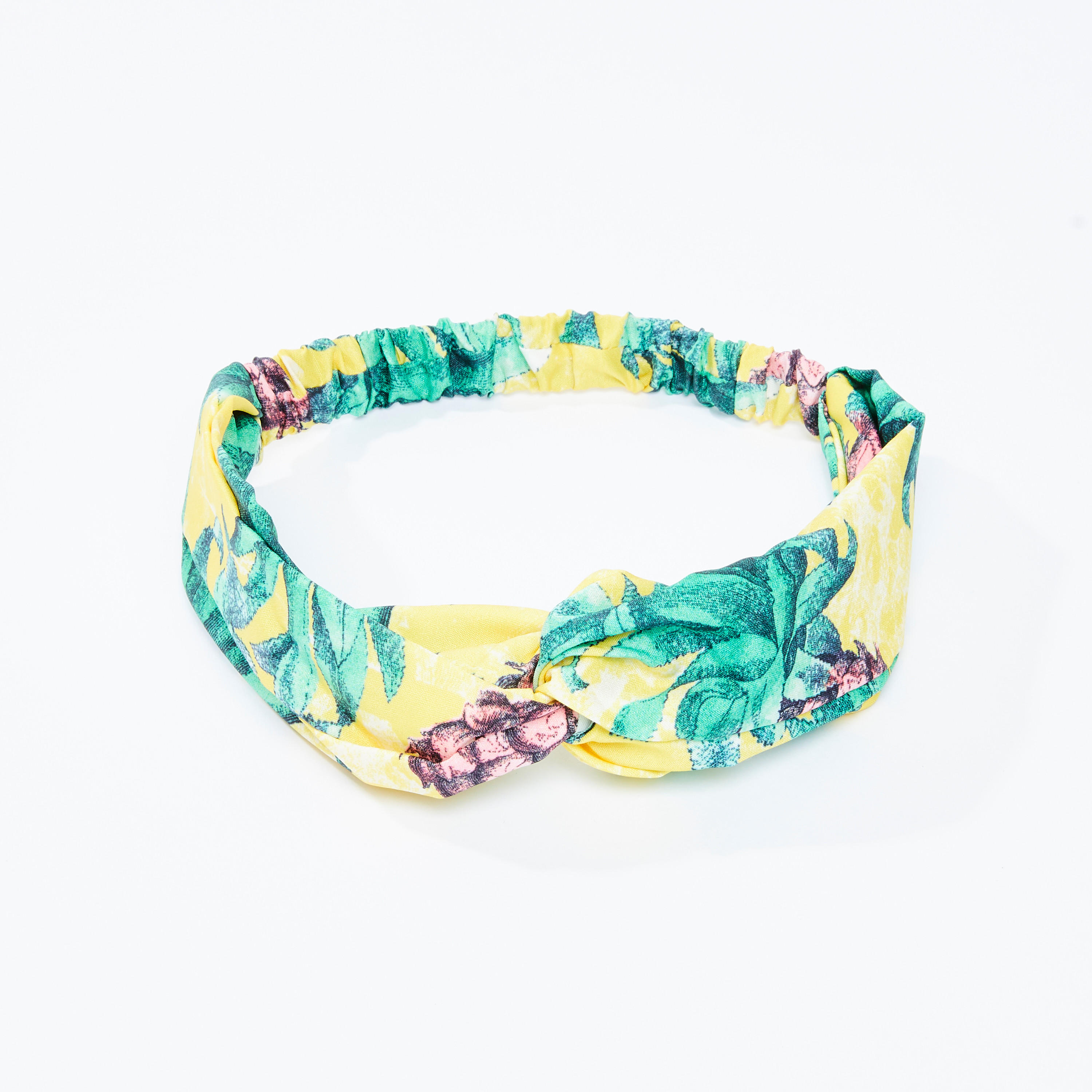 Printed Headband with Knot Detail-women-hairaccessories-image-1