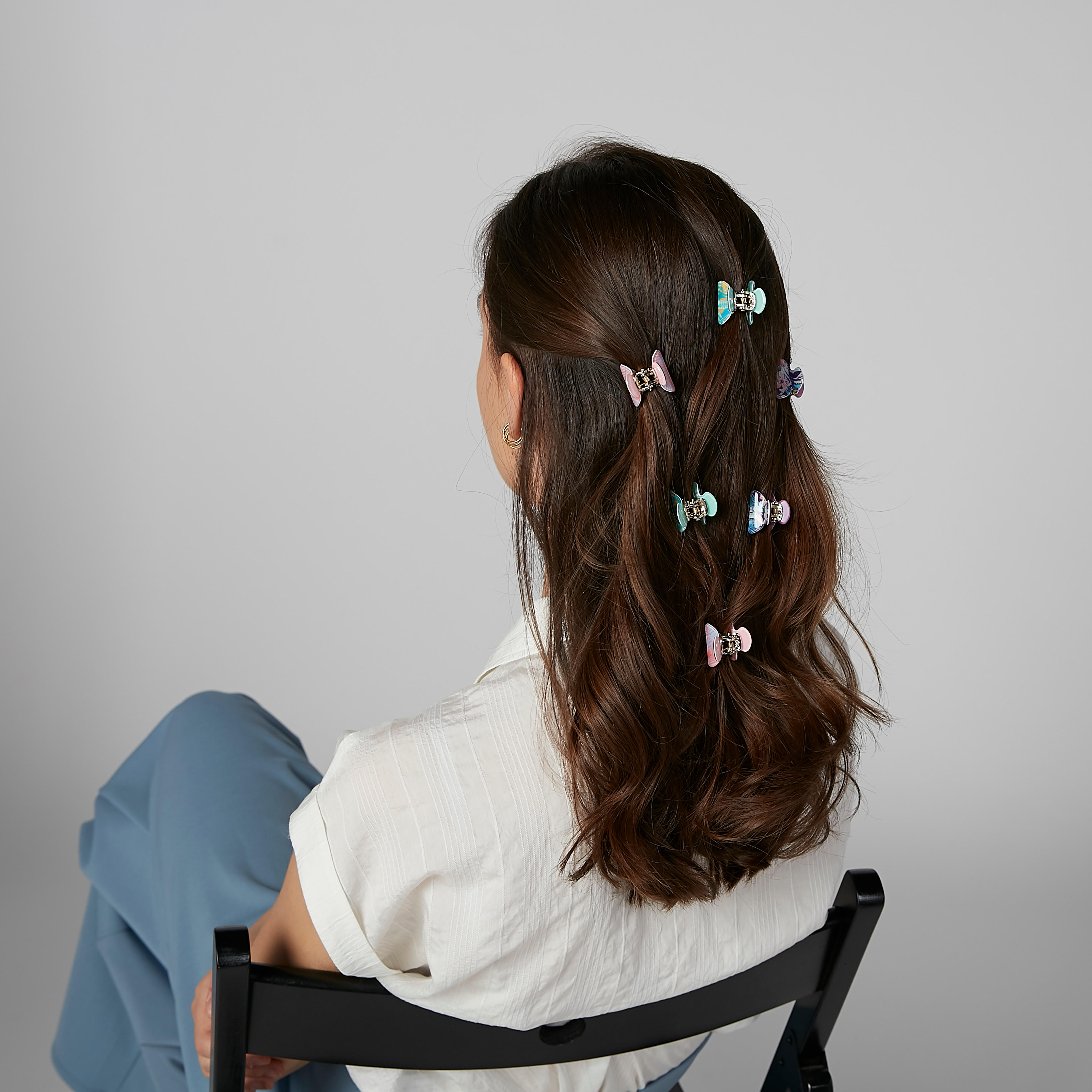 مشبك شعر بطبعات - طقم من 6 قطع-women-hairaccessories-image-2