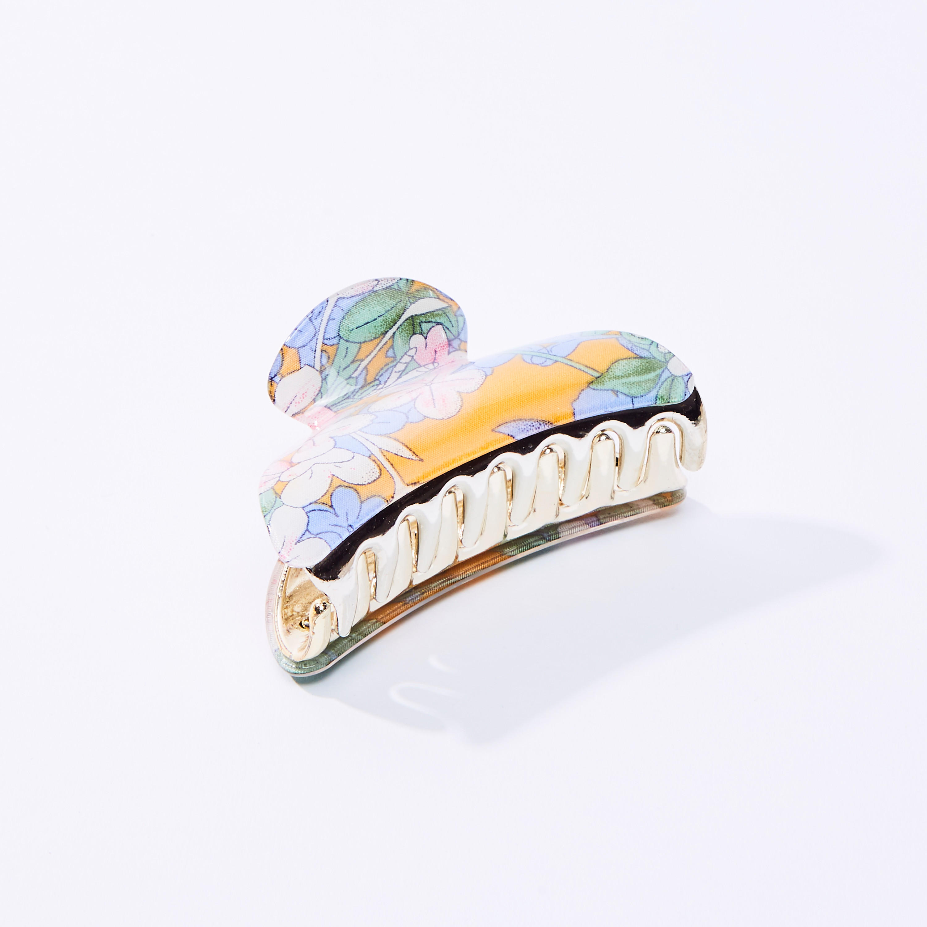 Floral Print Butterfly Clip-women-hairaccessories-image-1