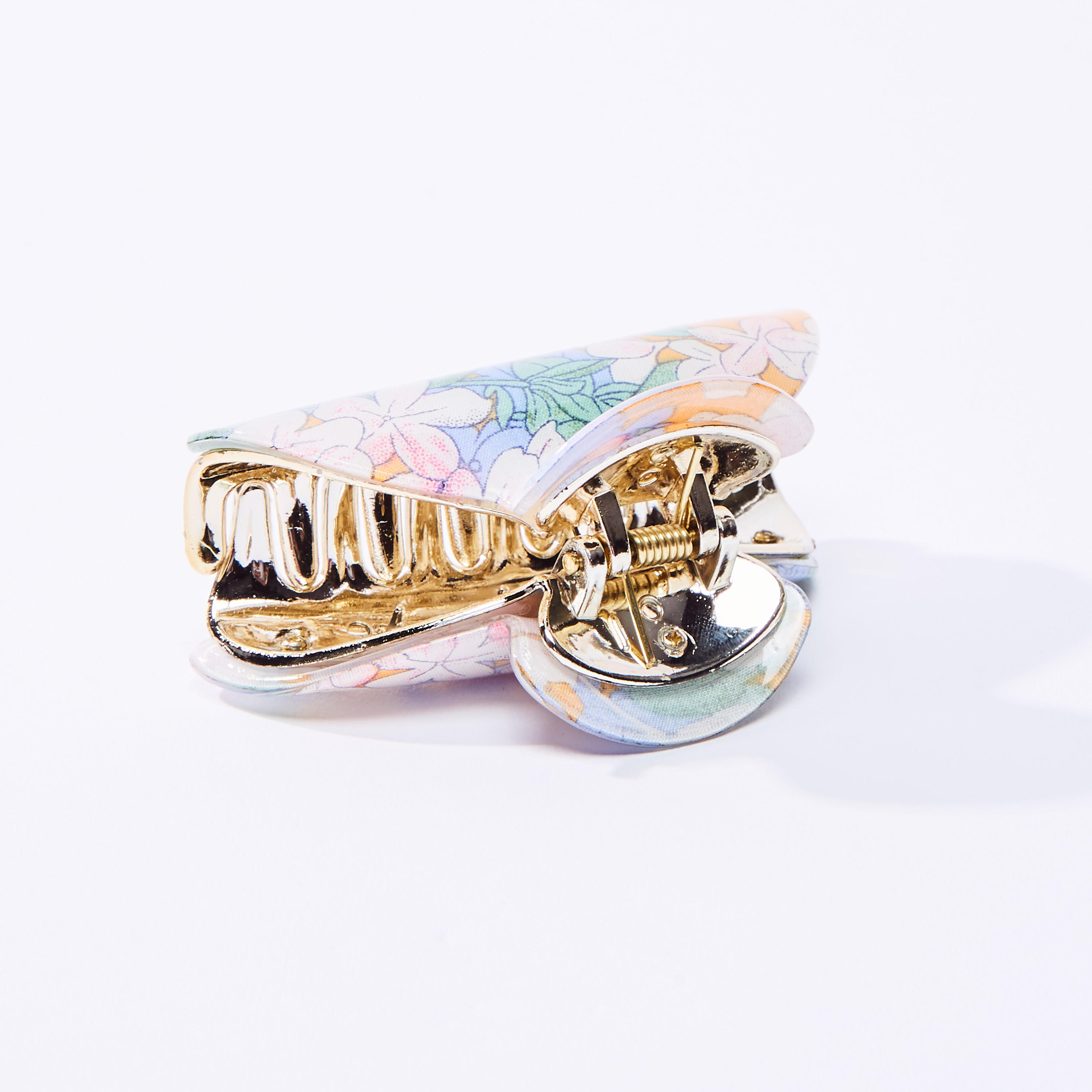 Floral Print Butterfly Clip-women-hairaccessories-image-3