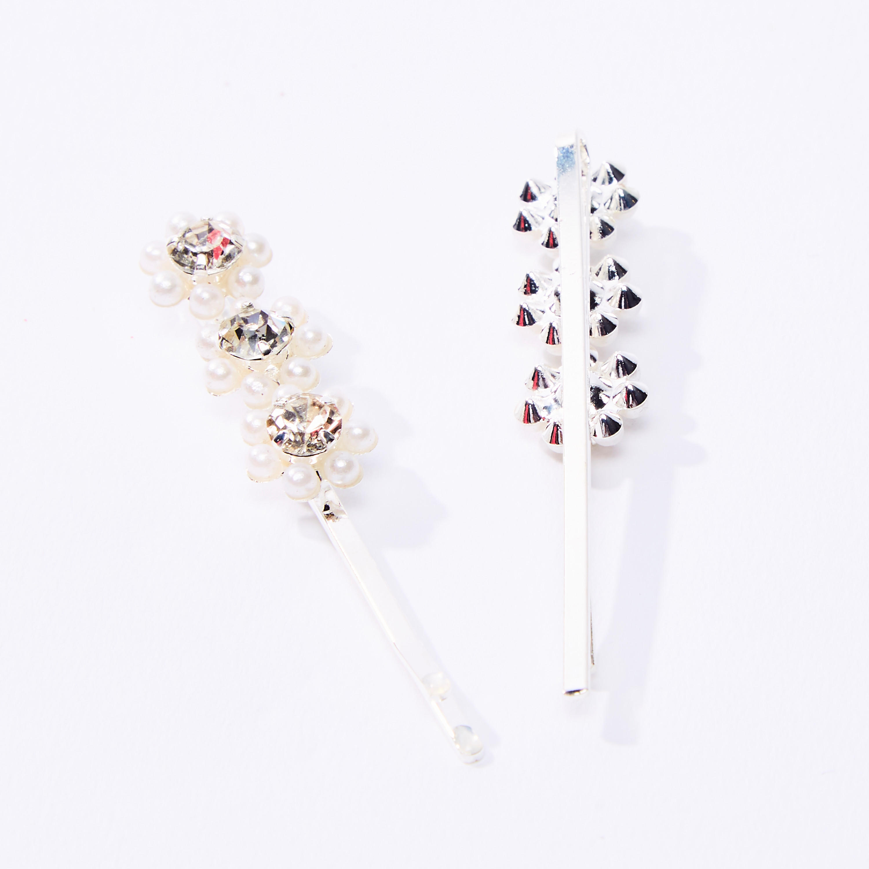 دبوس شعر بتزيينات زهرية - طقم من قطعتين-women-hairaccessories-image-3