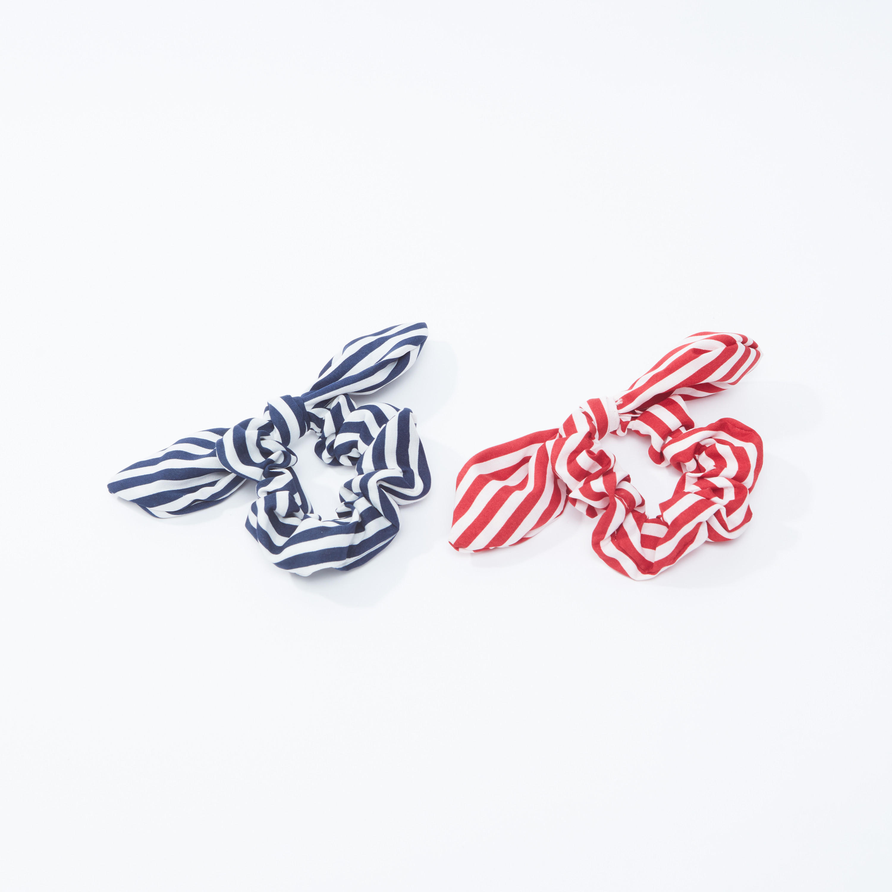 ربطات شعر مقلّمة بعقدة - طقم من قطعتين-women-hairaccessories-image-1