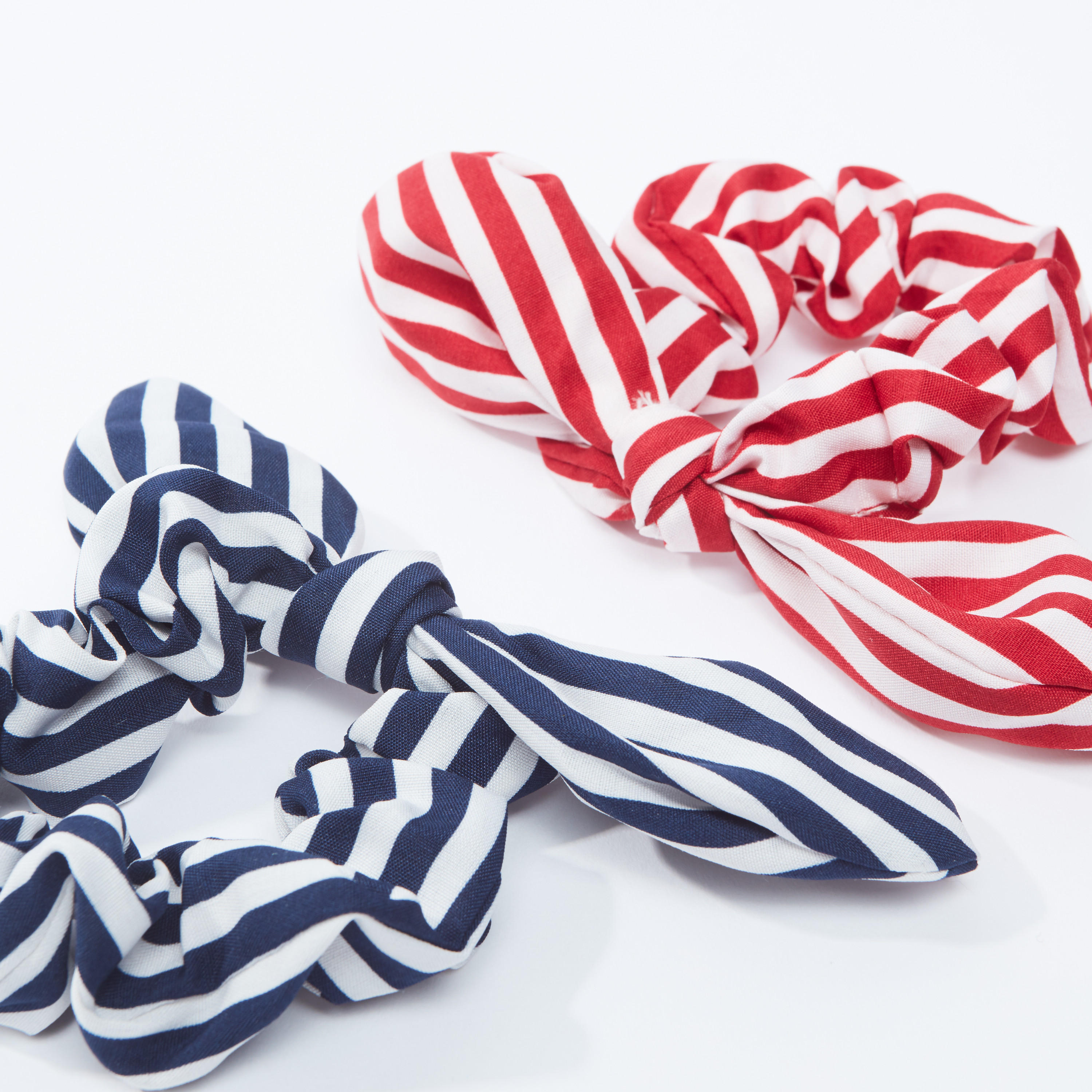 ربطات شعر مقلّمة بعقدة - طقم من قطعتين-women-hairaccessories-image-3