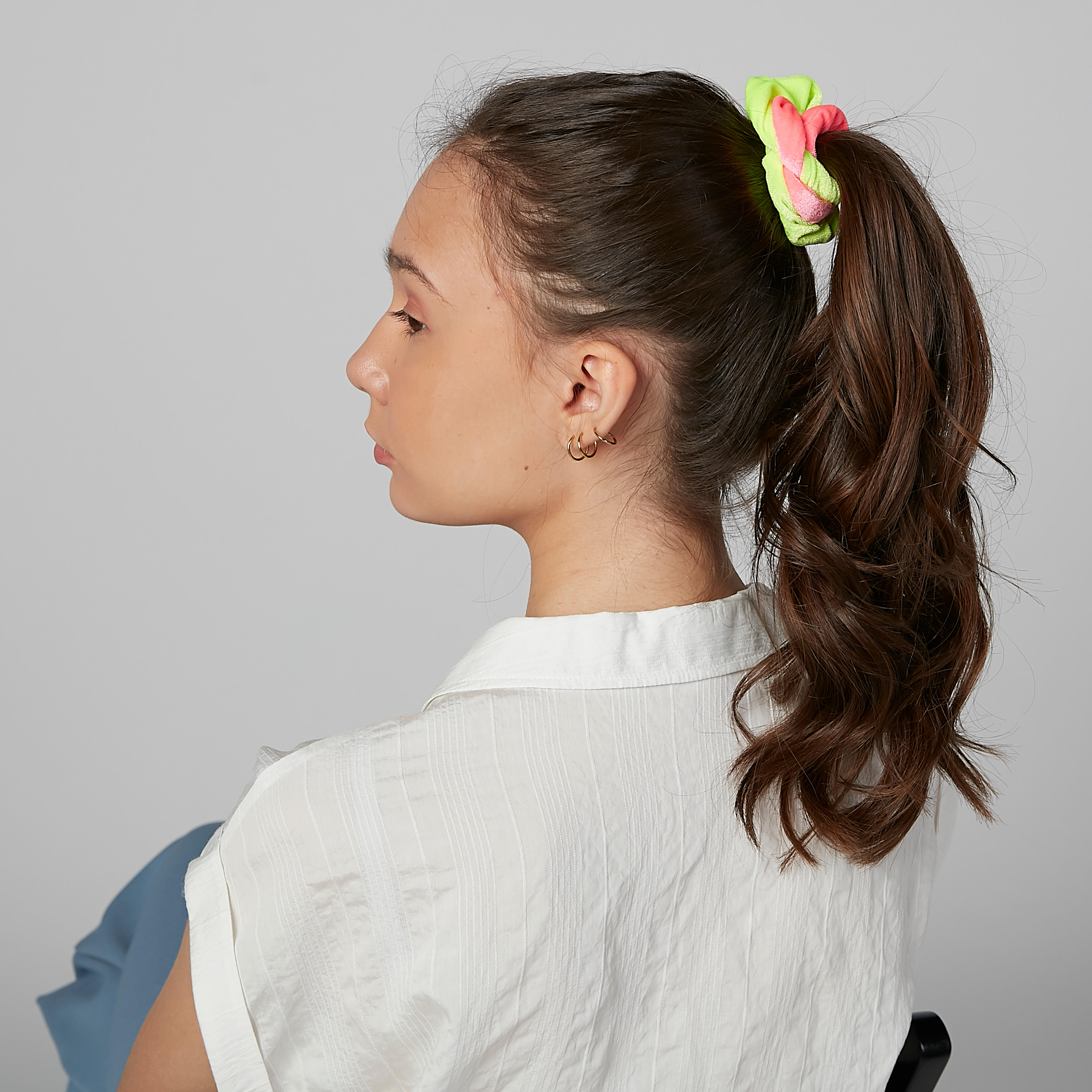 ربطة شعر بارزة الملمس - طقم من 3 قطع-women-hairaccessories-image-2