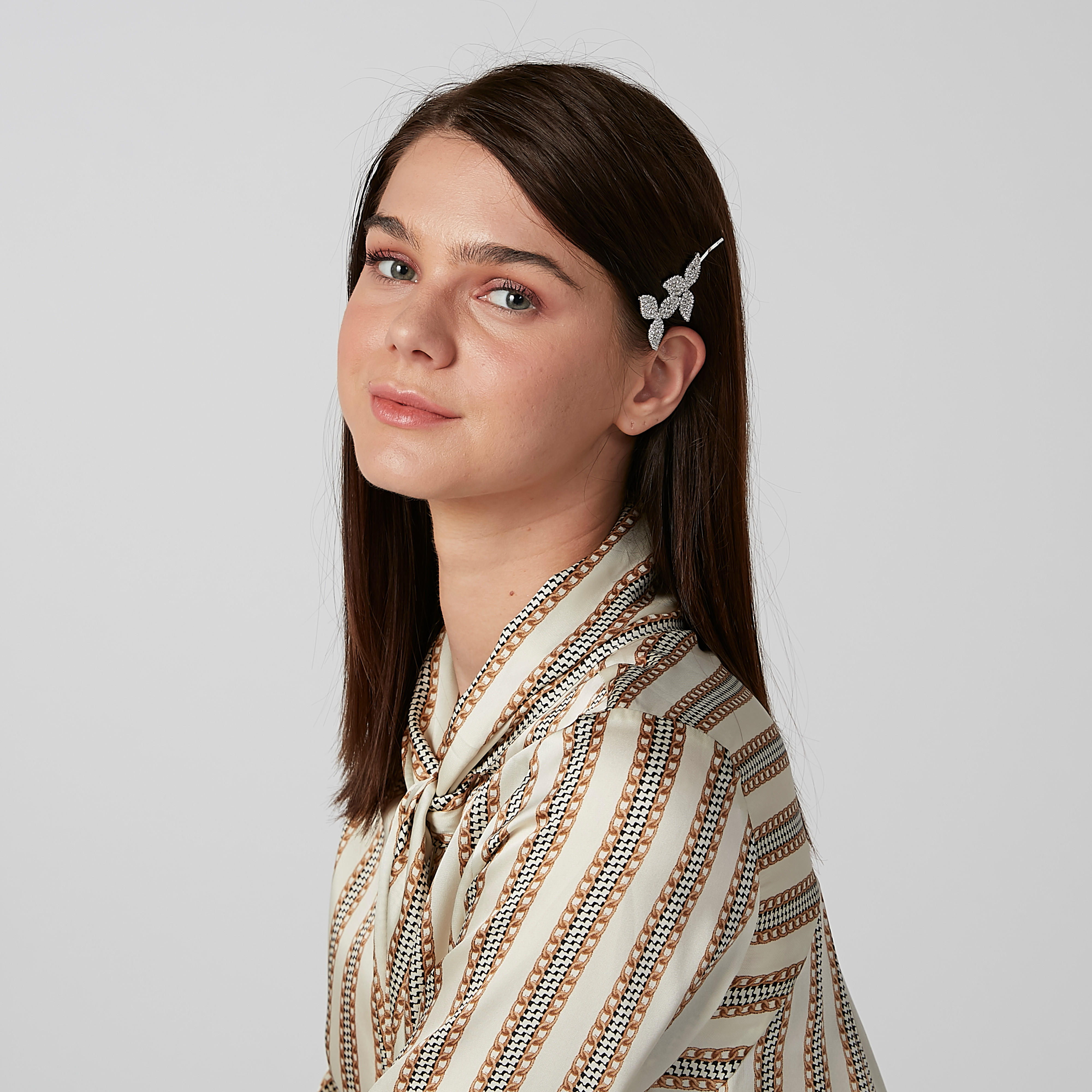 Set of 2 - Studded Applique Detail Hairpin-women-hairaccessories-image-2