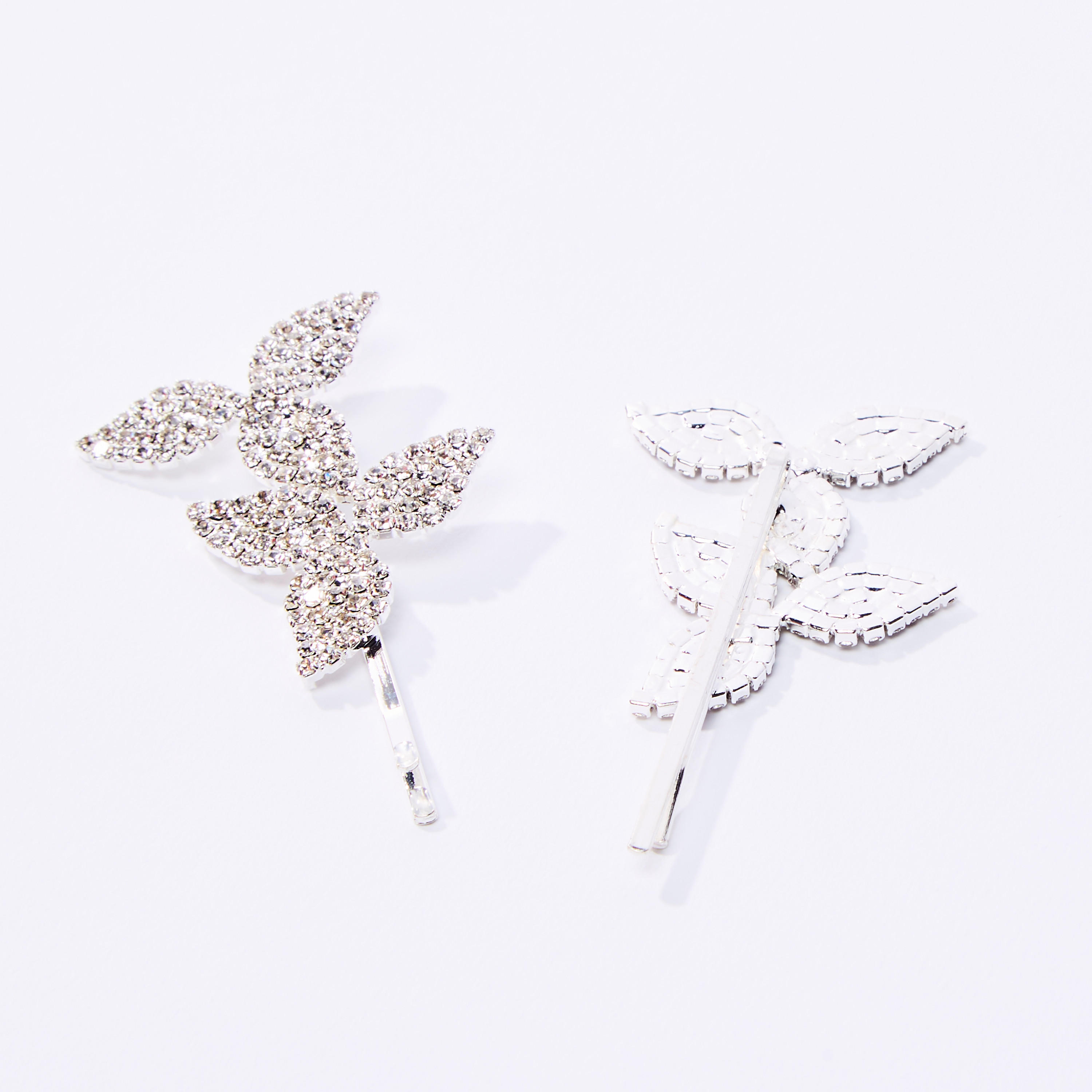 Set of 2 - Studded Applique Detail Hairpin-women-hairaccessories-image-3