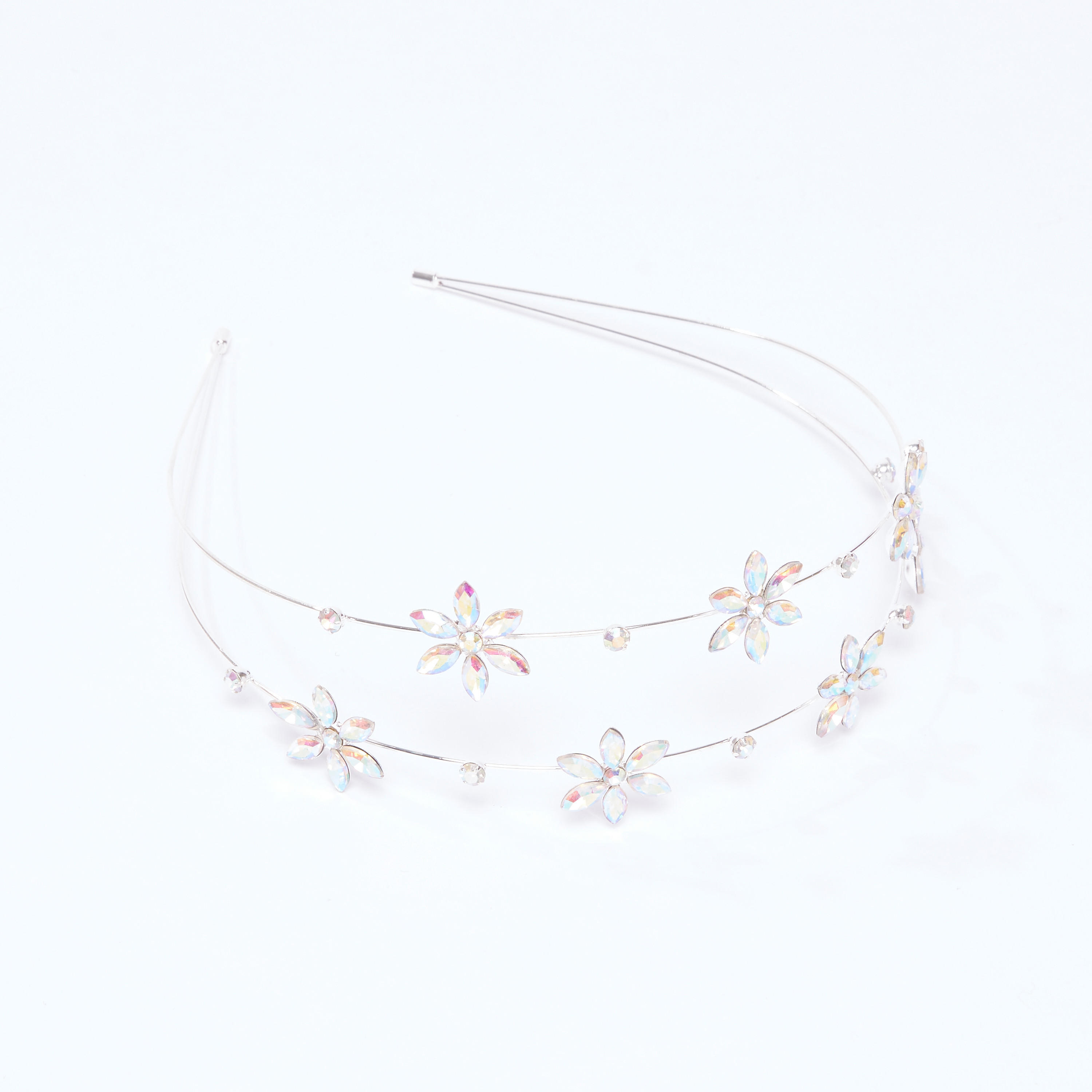 شريطة شعر مرصّعة بتزيينات زهرية-women-hairaccessories-image-1
