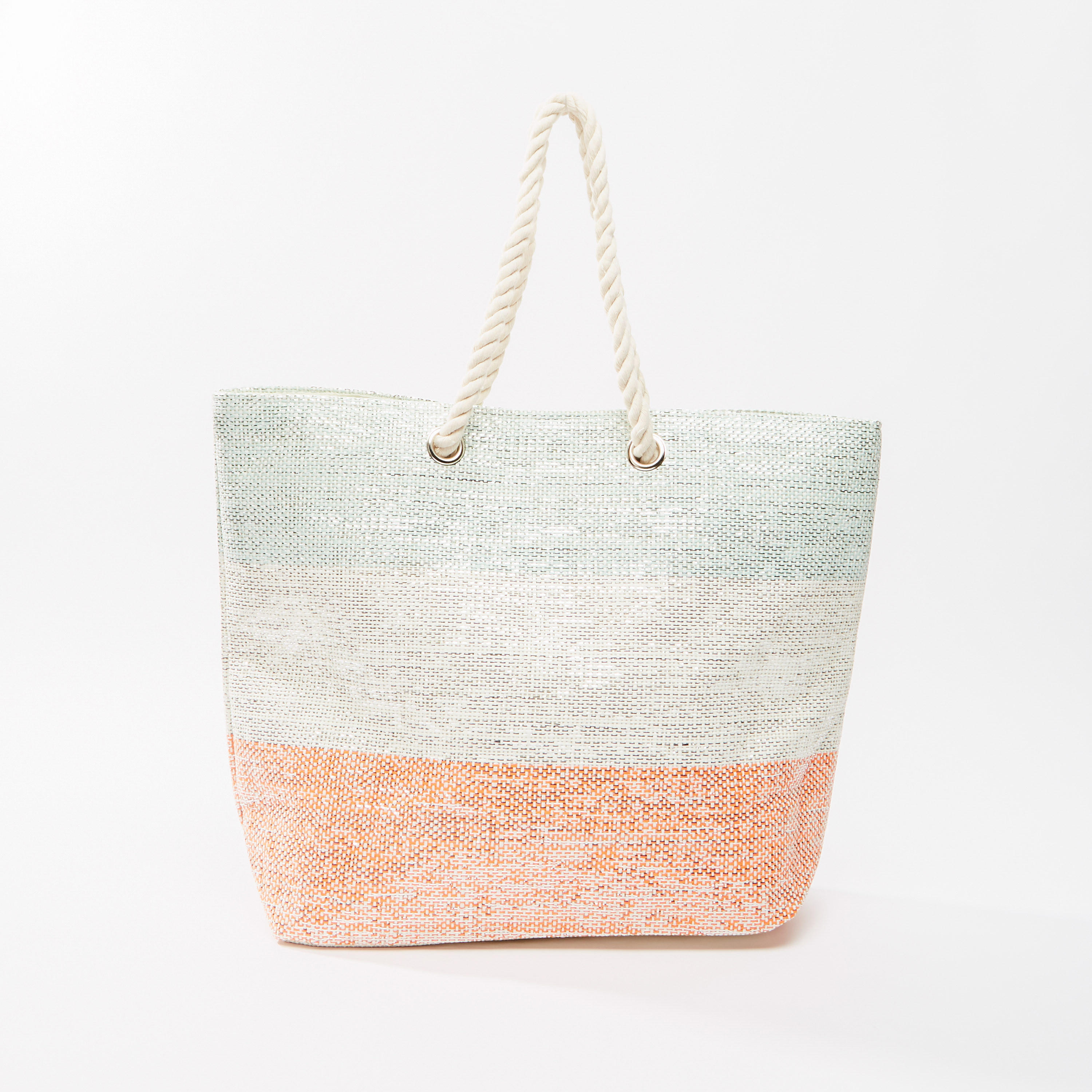 حقيبة تسوق بارزة الملمس بمقابض مزدوجة-women-bagsandwallets-handbags-image-1
