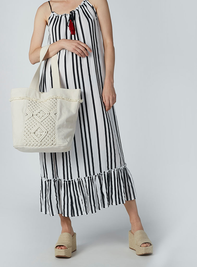 حقيبة يد بارزة الملمس بزر إغلاق مغناطيسي ومقابض مزدوجة-women-bagsandwallets-handbags-image-2