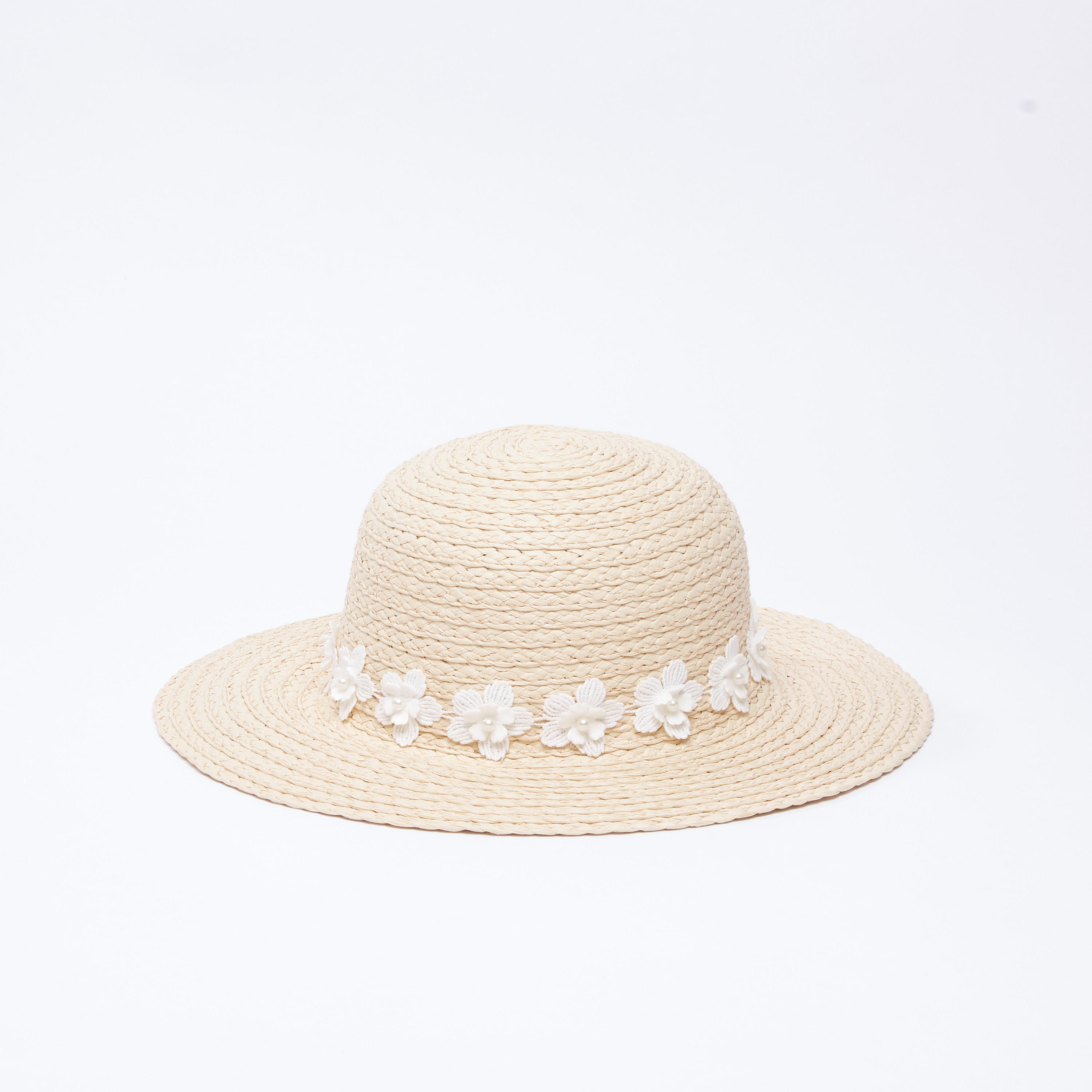 قبعة مزيّنة بالورود-women-clothingaccessories-capsandhats-image-1