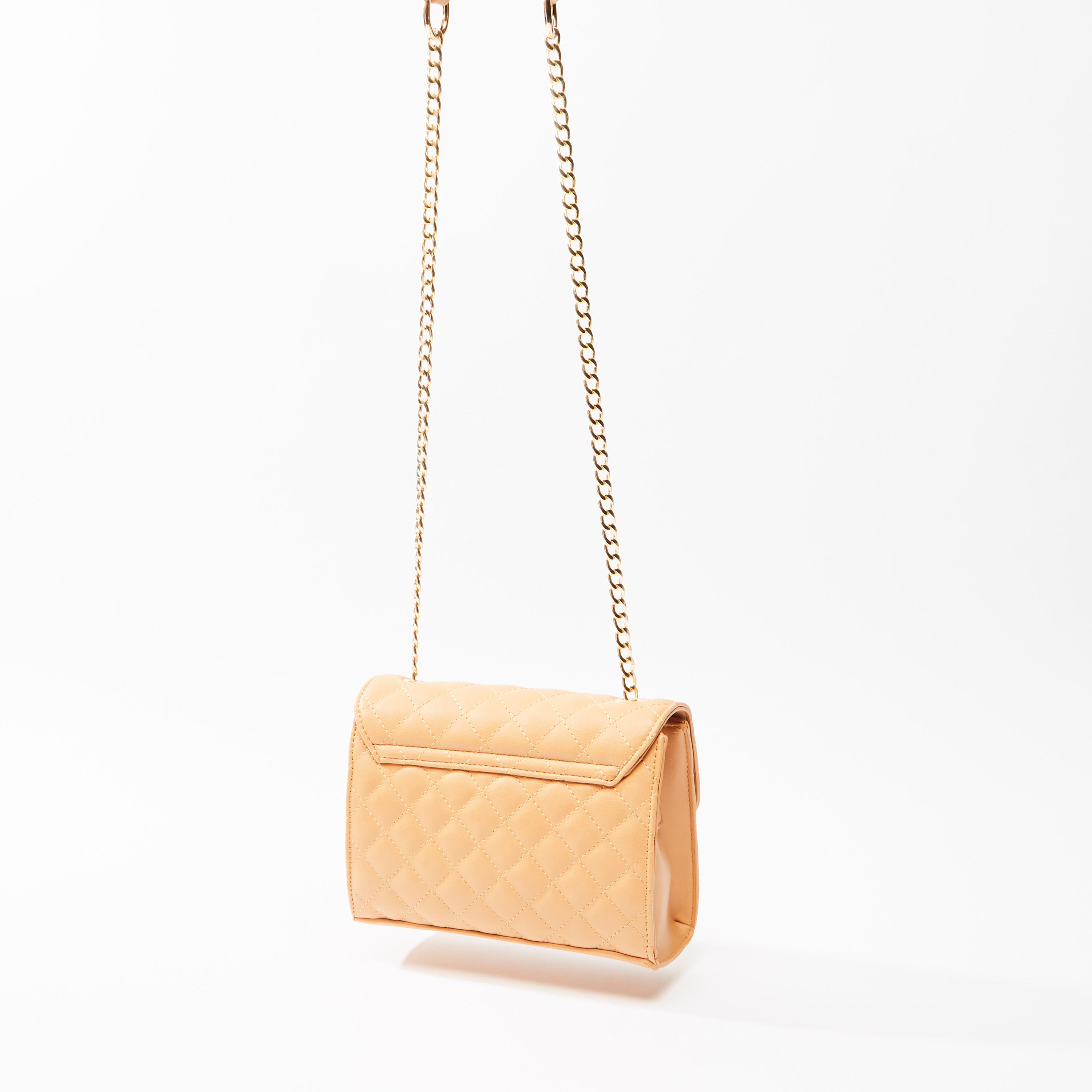 شنطة كروس بودي بارزة الملمس بسلسلة ميتاليك-women-bagsandwallets-handbags-image-3