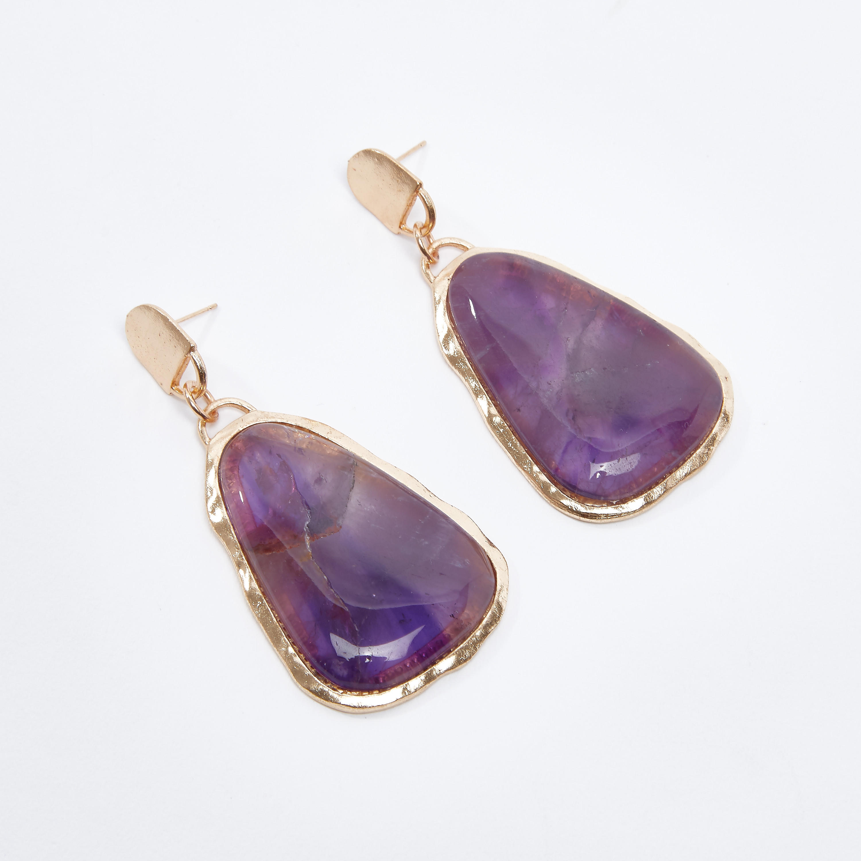 أقراط متدليّة مرصّعة بمكبس إغلاق-women-watchesandjewellery-jewellery-earrings-image-1