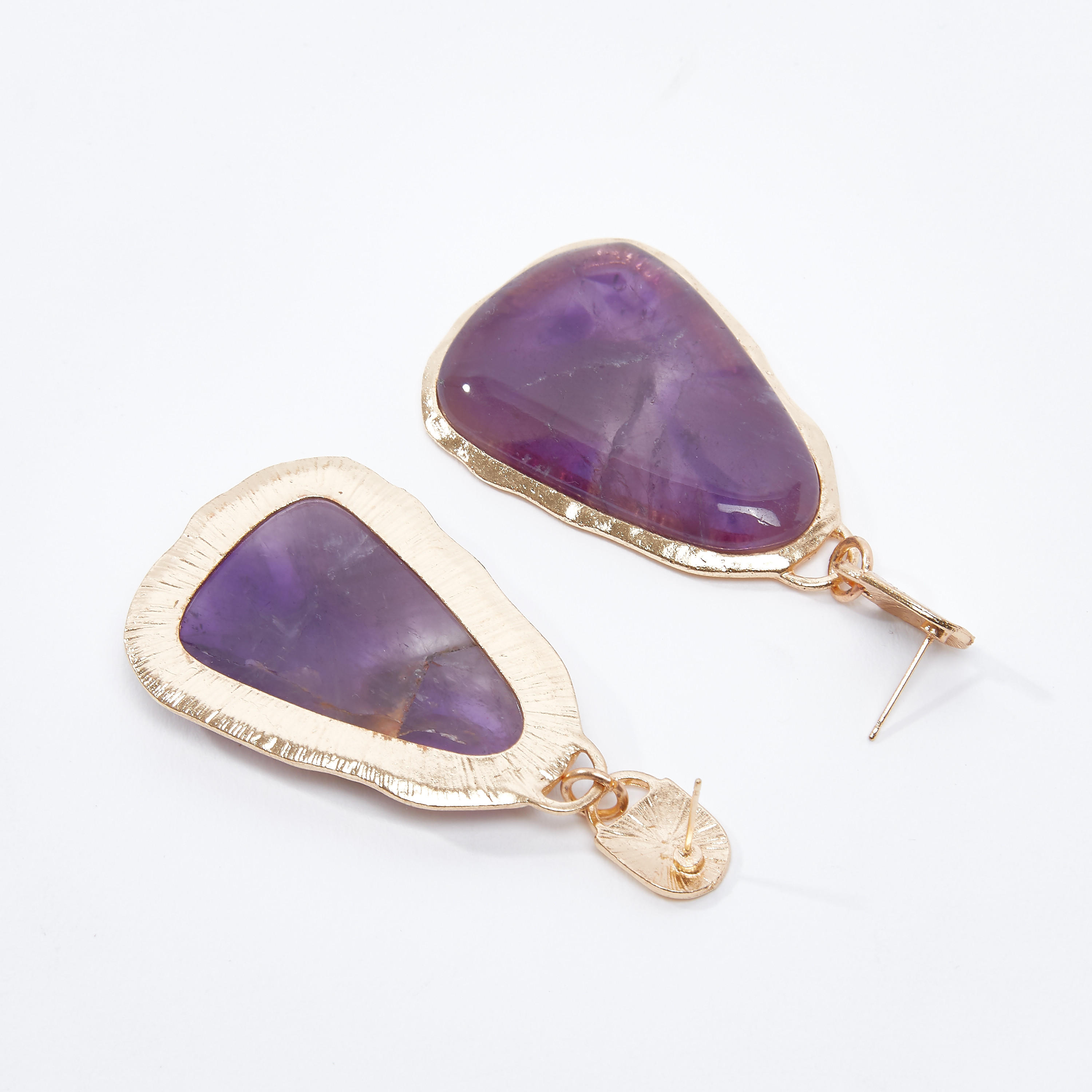 أقراط متدليّة مرصّعة بمكبس إغلاق-women-watchesandjewellery-jewellery-earrings-image-4