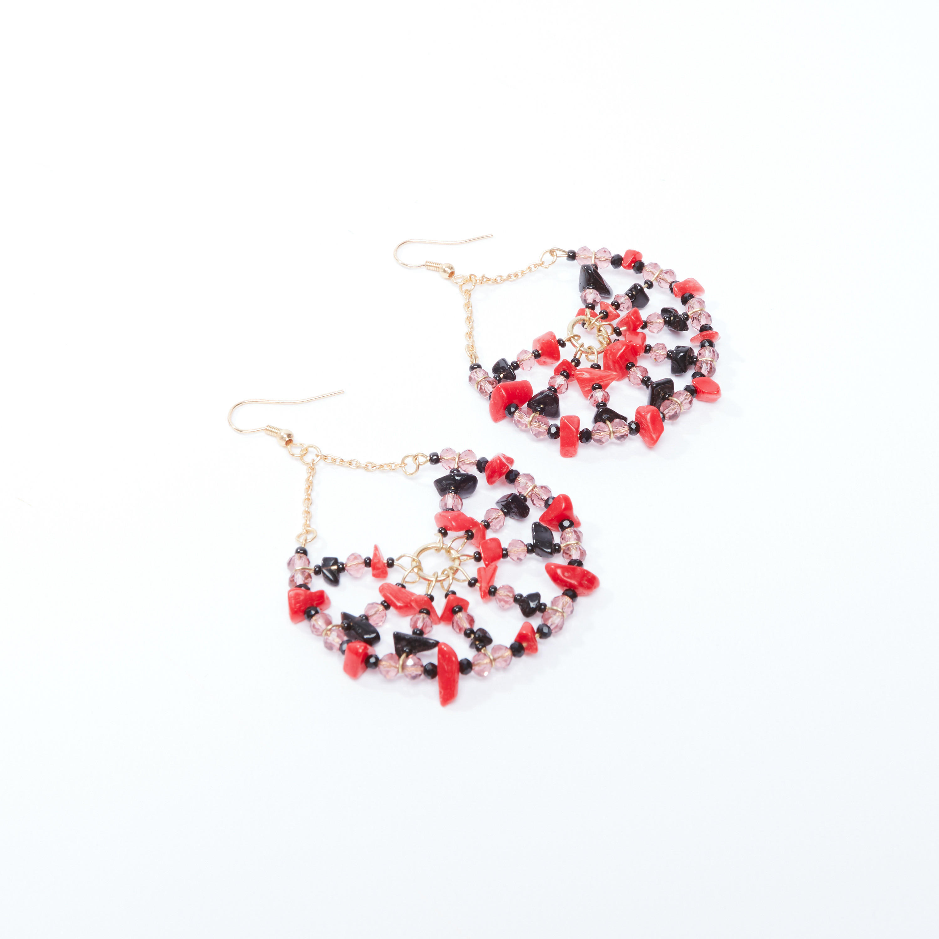 أقراط متدلية مزينة بالخرز بخطّاف إغلاق-women-watchesandjewellery-jewellery-earrings-image-3