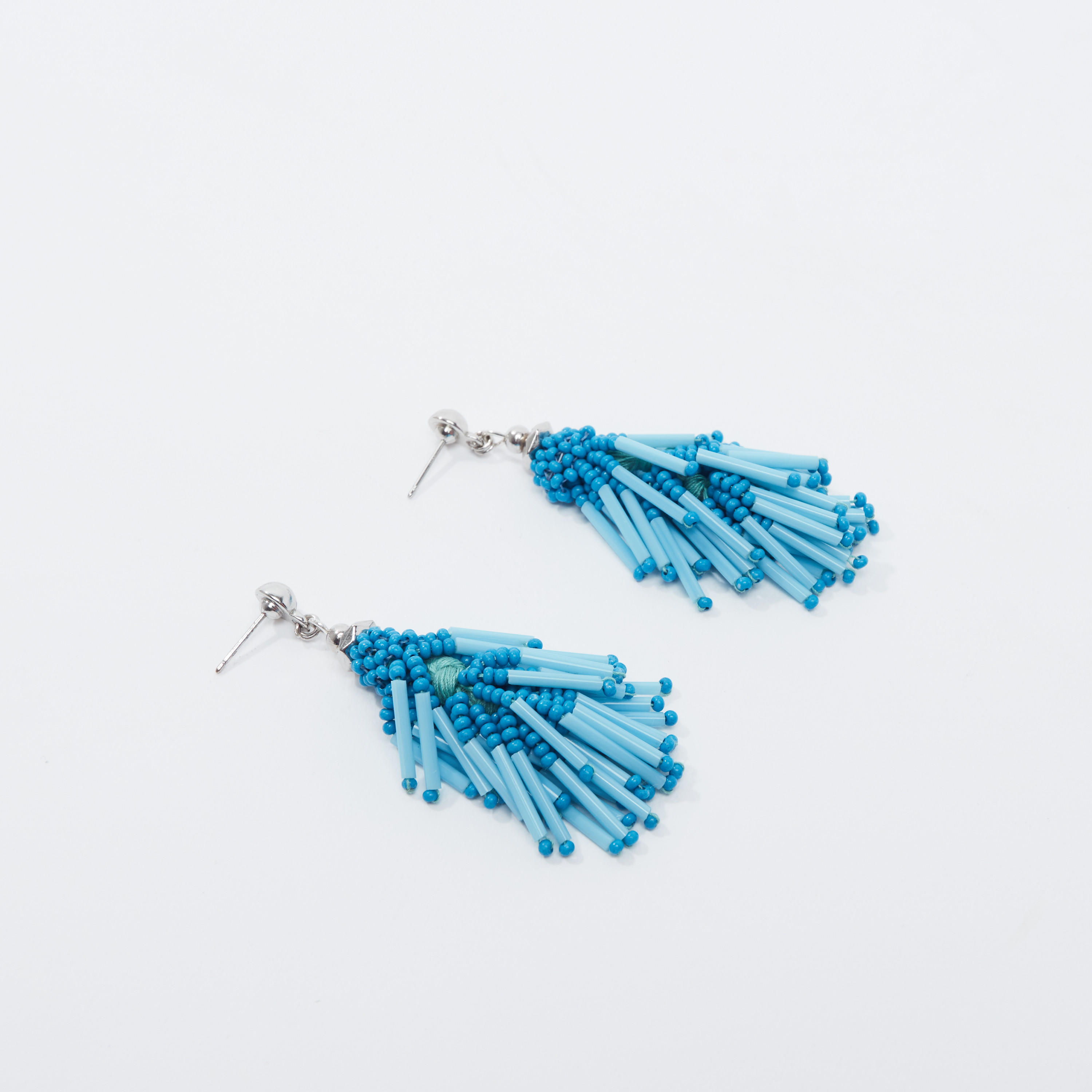 أقراط بدلّاية مزينة بمكبس إغلاق-women-watchesandjewellery-jewellery-earrings-image-1
