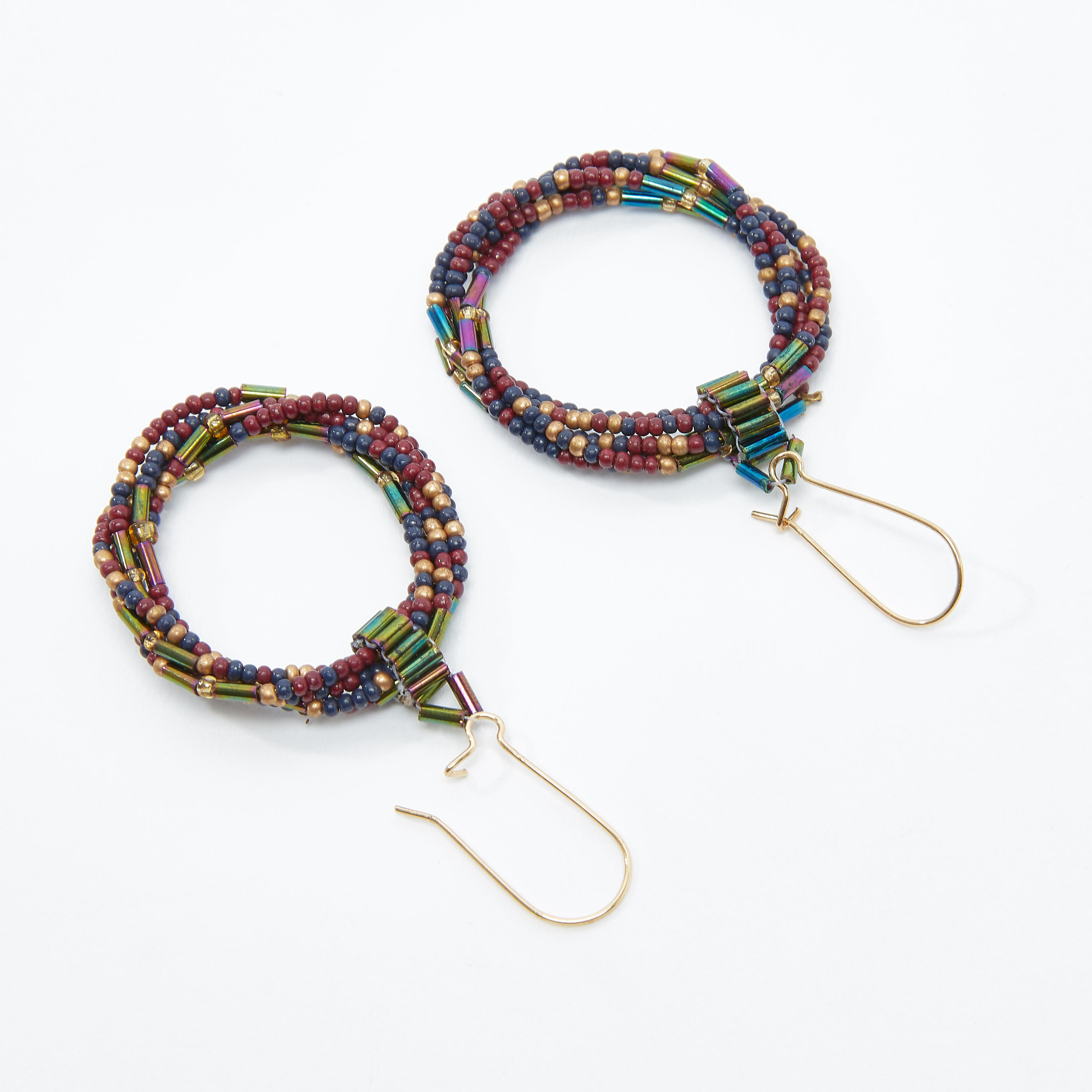 أقراط متدلية مزينة بالخرز بخطّاف إغلاق-women-watchesandjewellery-jewellery-earrings-image-3