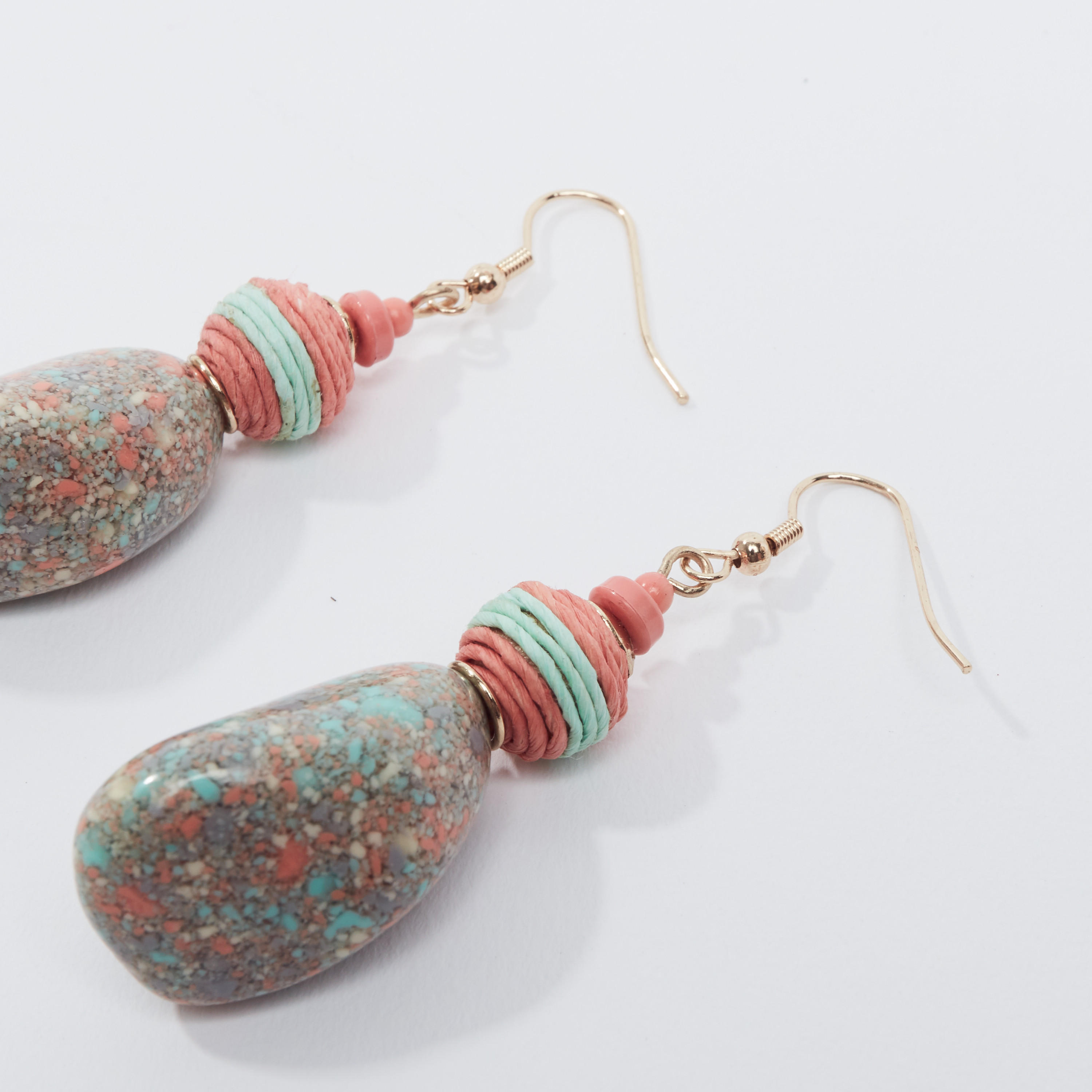 أقراط بدلاية بتزيينات وخطّاف-women-watchesandjewellery-jewellery-earrings-image-3