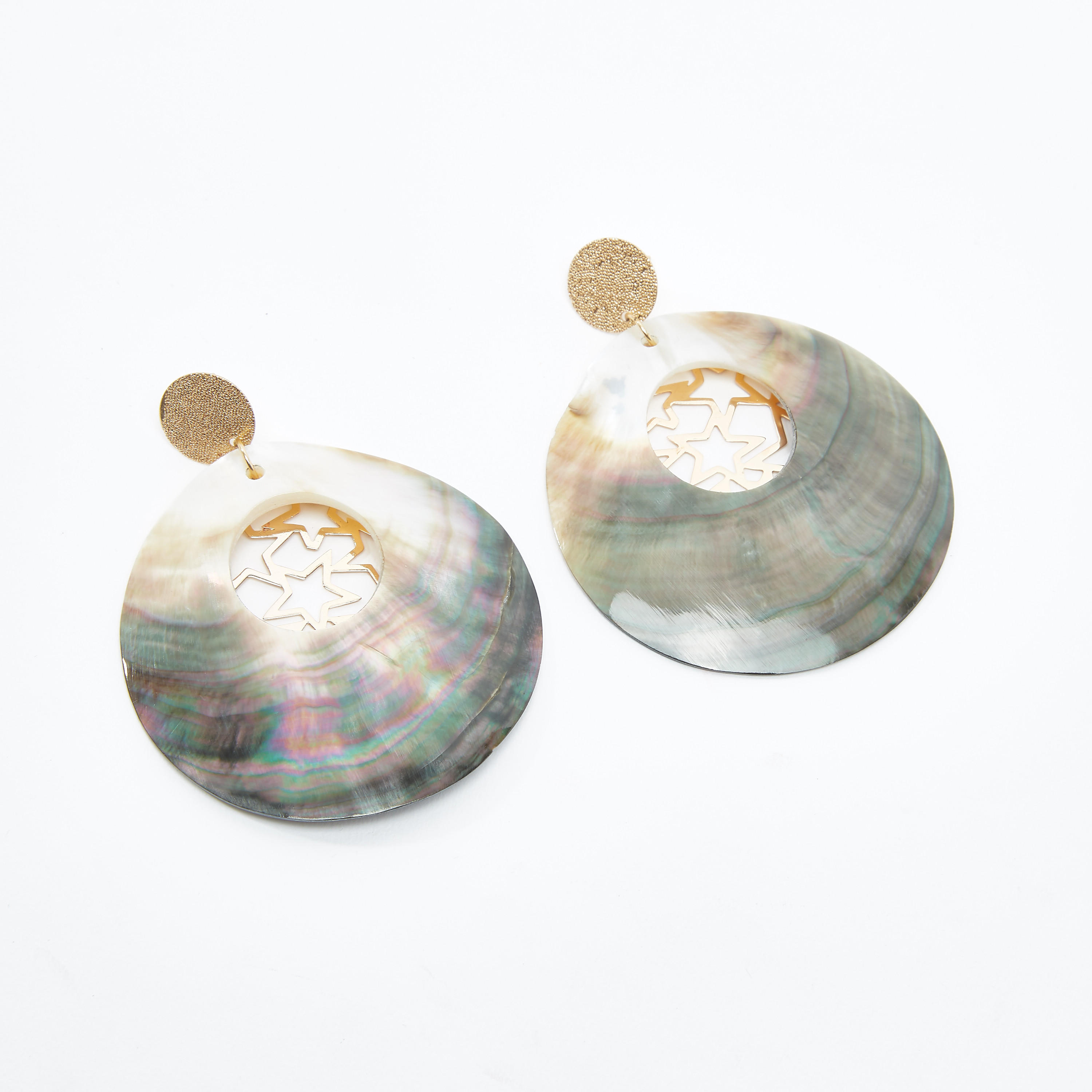 Printed Dangling Earrings with Pushback Closure-women-watchesandjewellery-jewellery-earrings-image-1