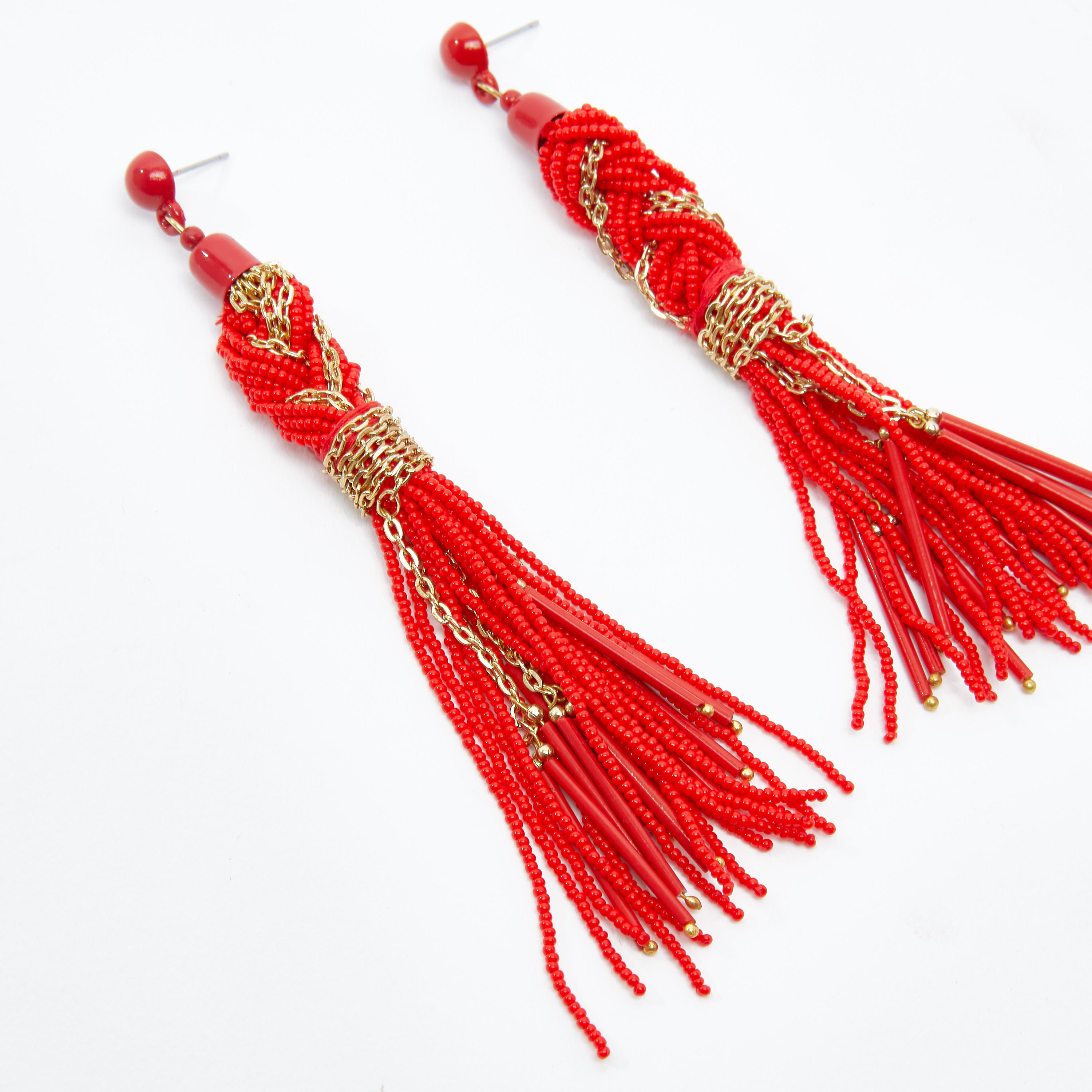 أقراط خرز متدليّة بمكبس إغلاق-women-watchesandjewellery-jewellery-earrings-image-2