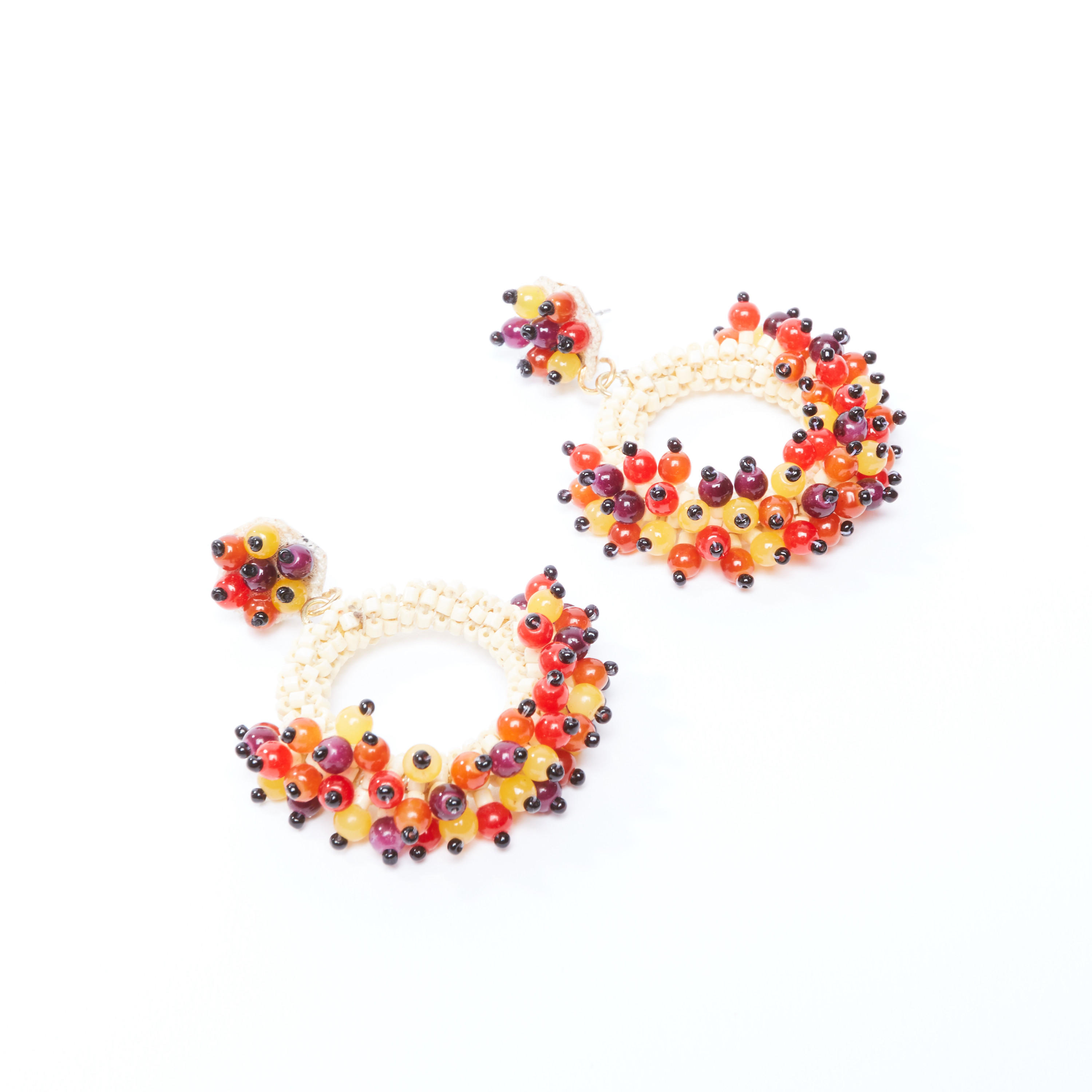 أقراط خرز متدليّة بمكبس إغلاق-women-watchesandjewellery-jewellery-earrings-image-1