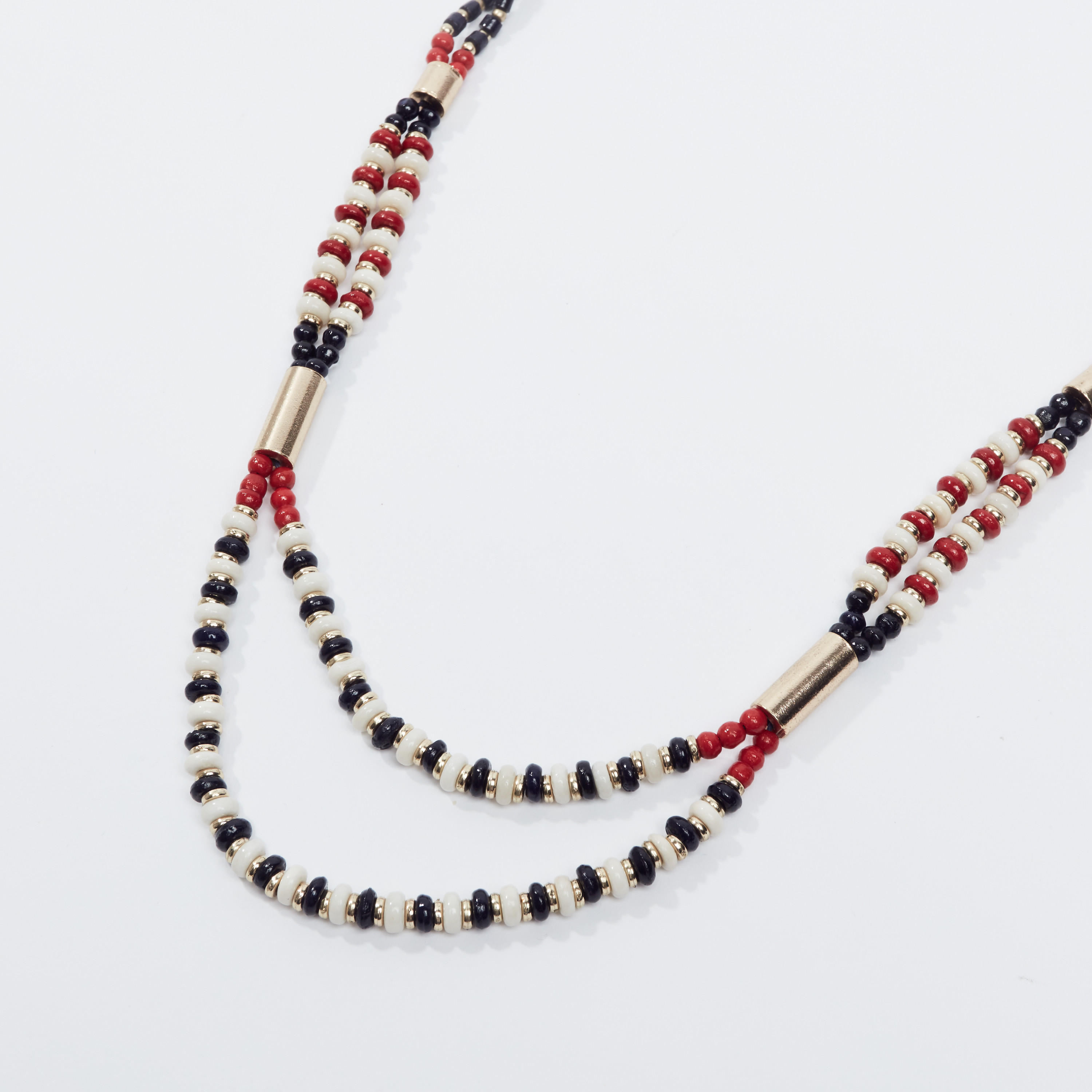 قلادة خرز متعددة الطبقات بمشبك إغلاق-women-watchesandjewellery-jewellery-necklacesandpendants-image-1