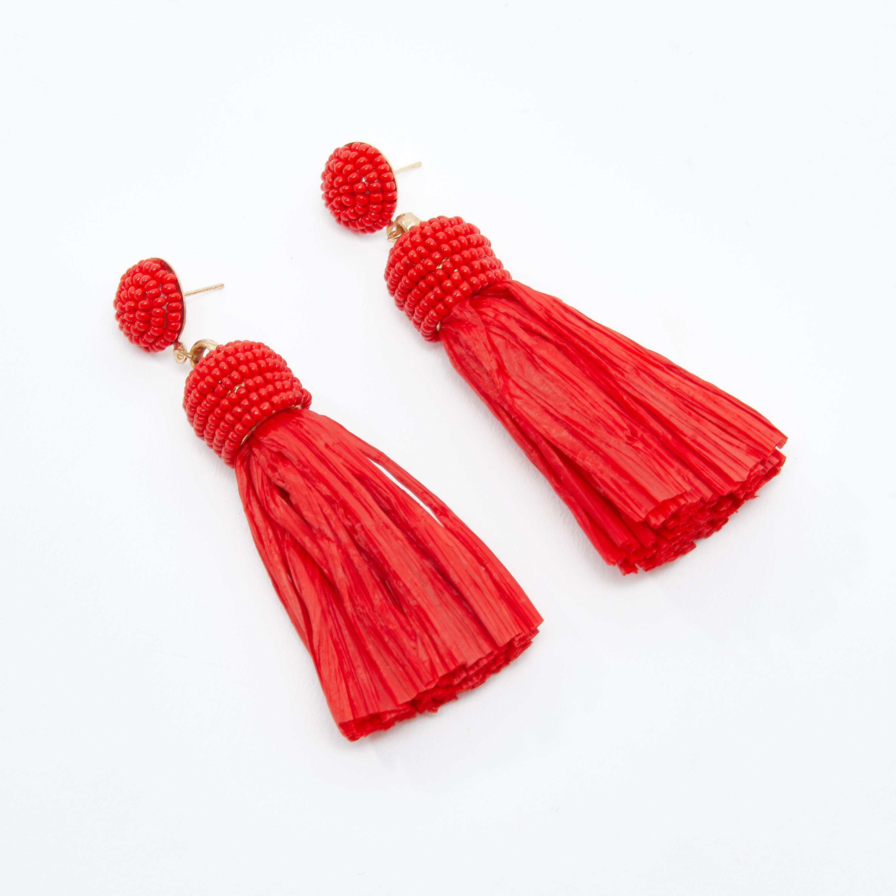 أقراط متدليّة بتفاصيل خرز ومكبس إغلاق-women-watchesandjewellery-jewellery-earrings-image-1