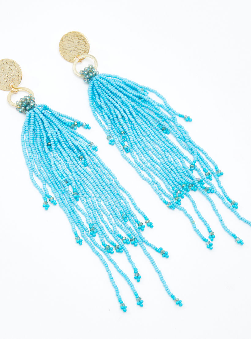 أقراط خرز متدليّة بمكبس إغلاق-women-watchesandjewellery-jewellery-earrings-image-4