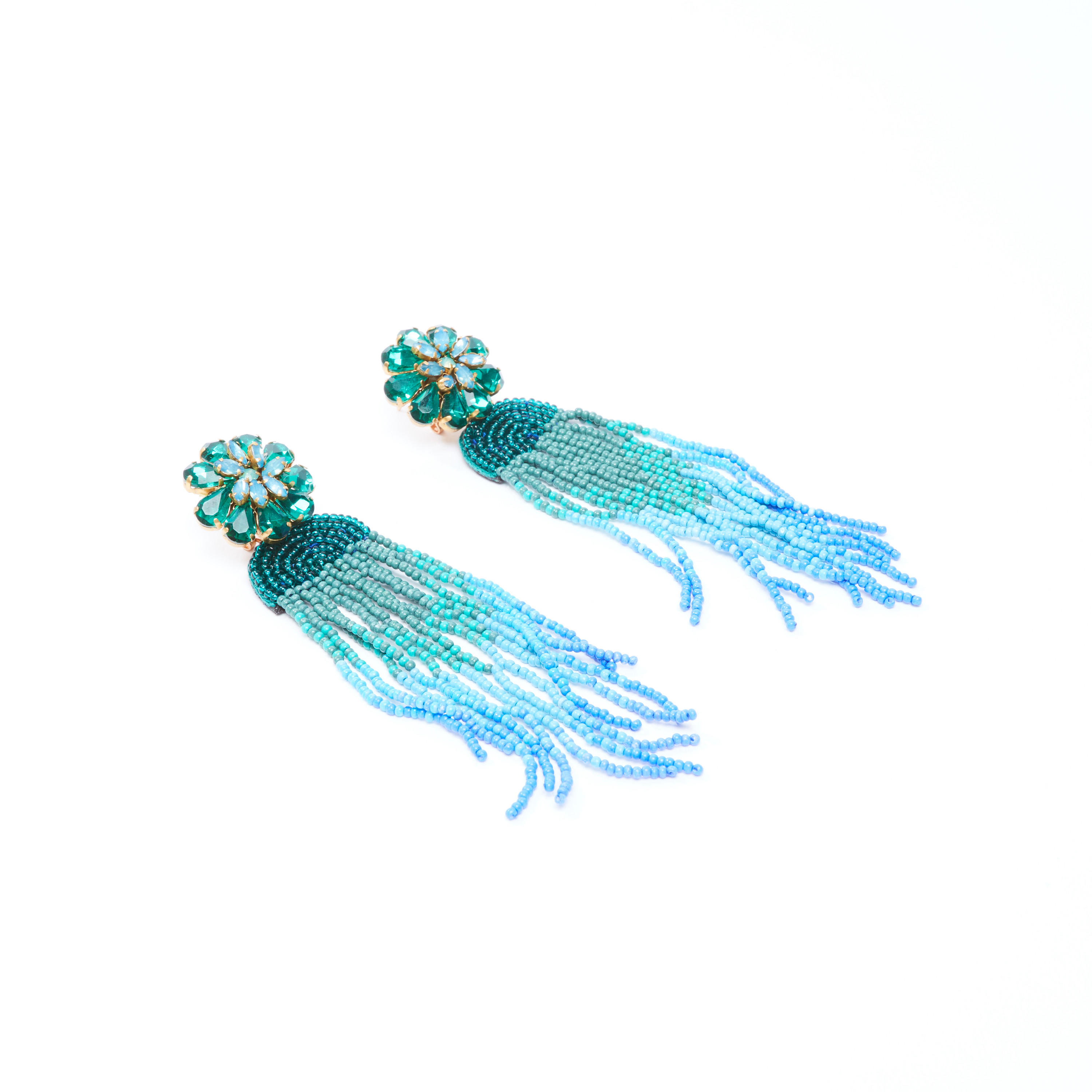 أقراط بدلّاية مزينة بمكبس إغلاق-women-watchesandjewellery-jewellery-earrings-image-1