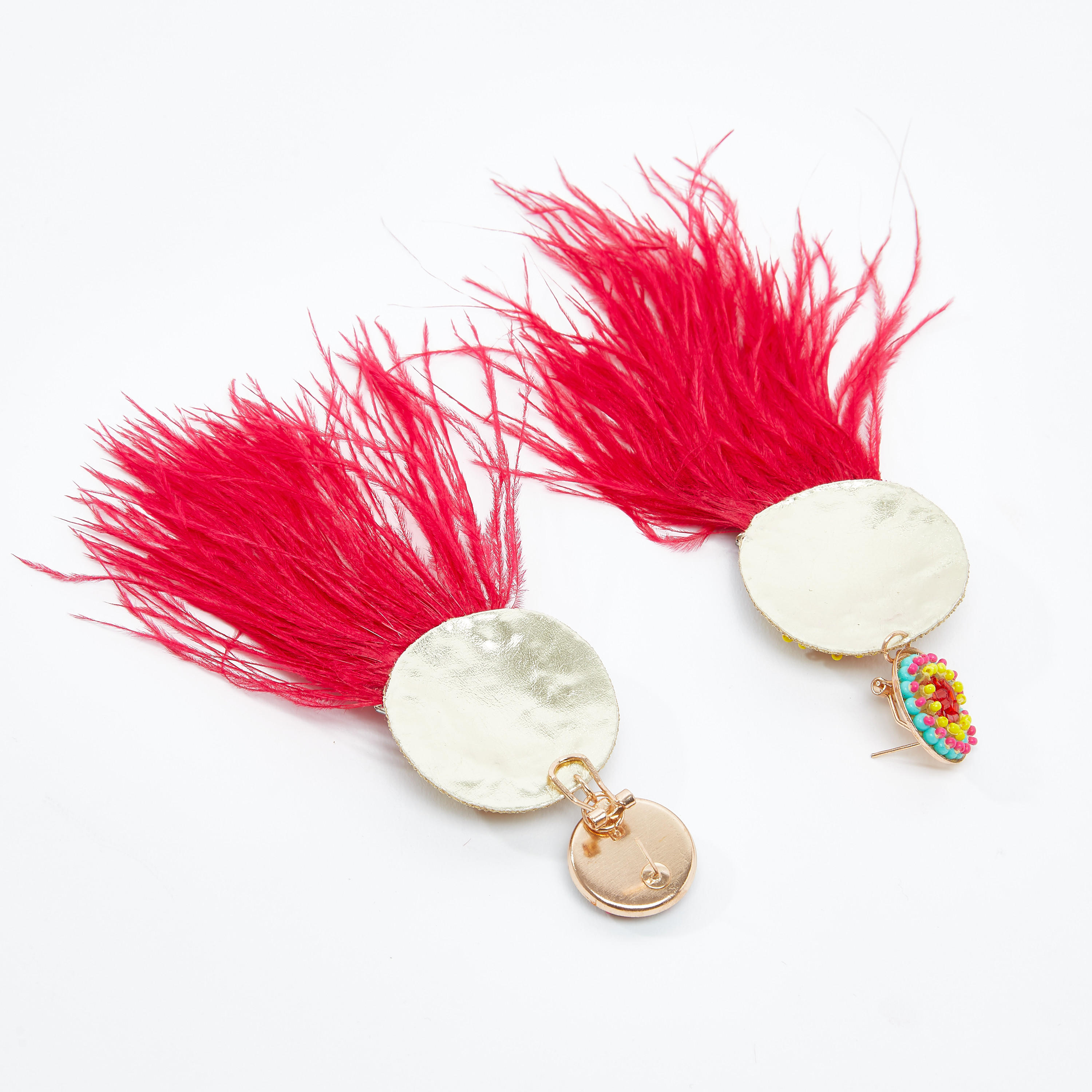 أقراط بدلّاية مزينة بمكبس إغلاق-women-watchesandjewellery-jewellery-earrings-image-4