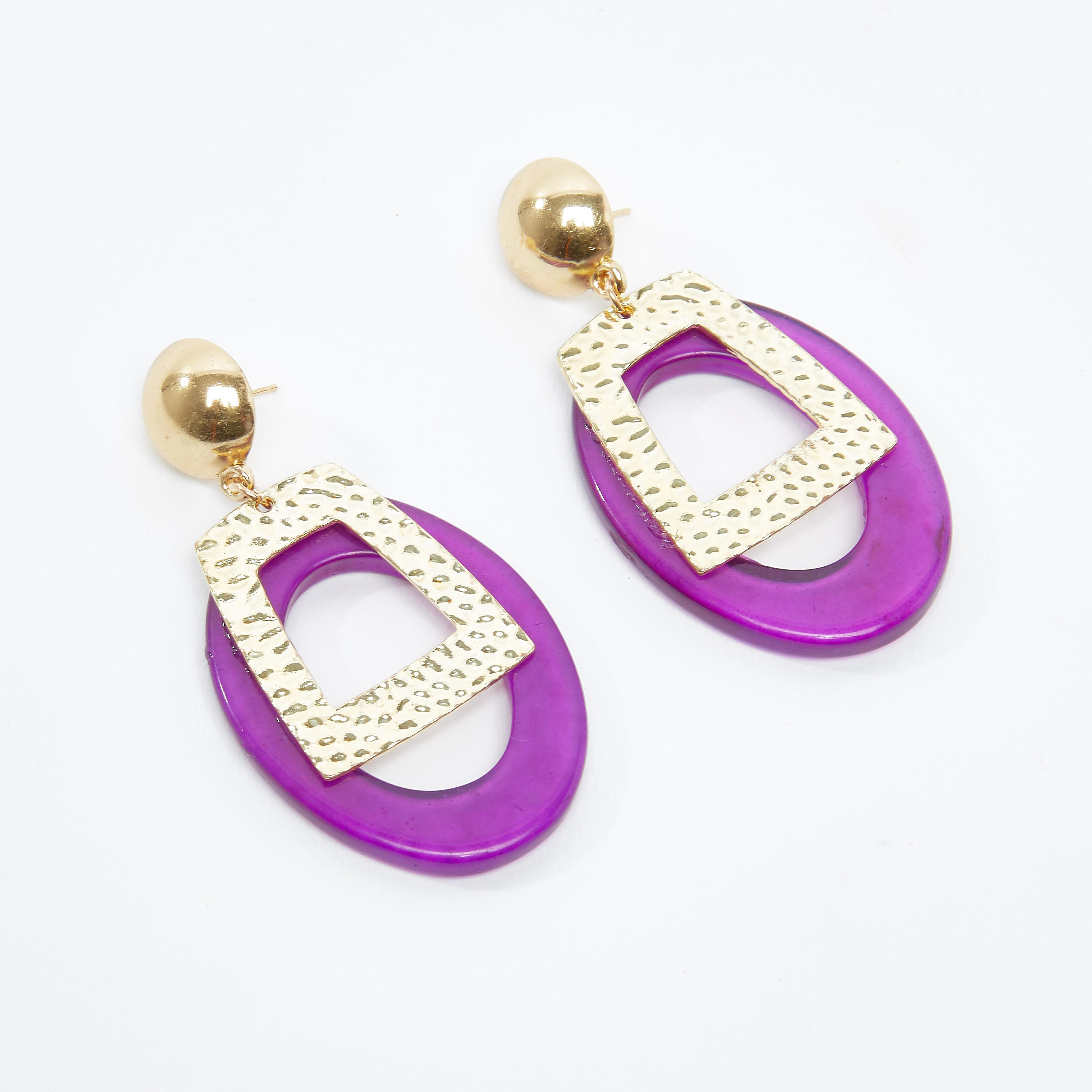 أقراط مزيّنة بمكبس إغلاق-women-watchesandjewellery-jewellery-earrings-image-1
