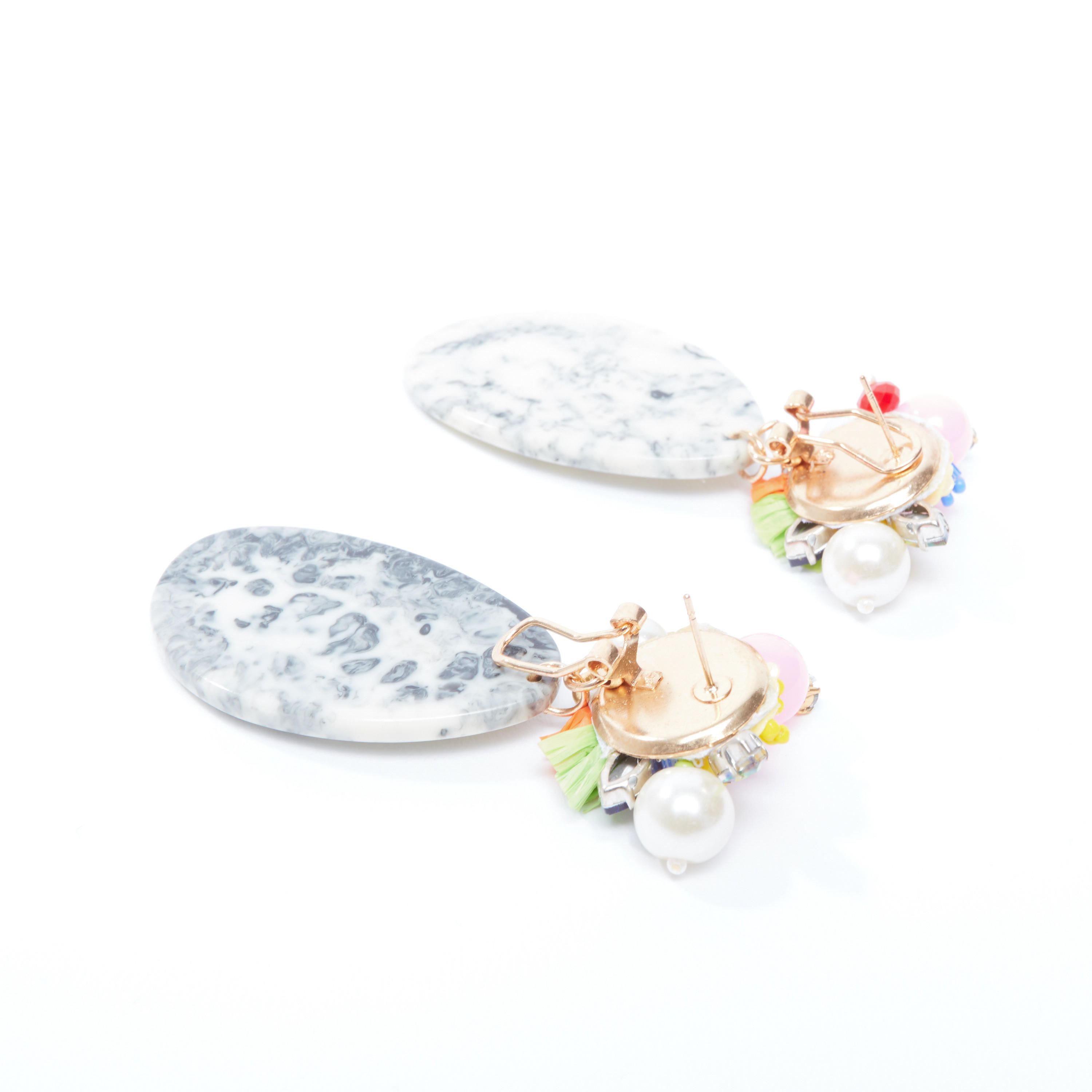 Embellished Dangling Earrings with Pushback Closure-women-watchesandjewellery-jewellery-earrings-image-4
