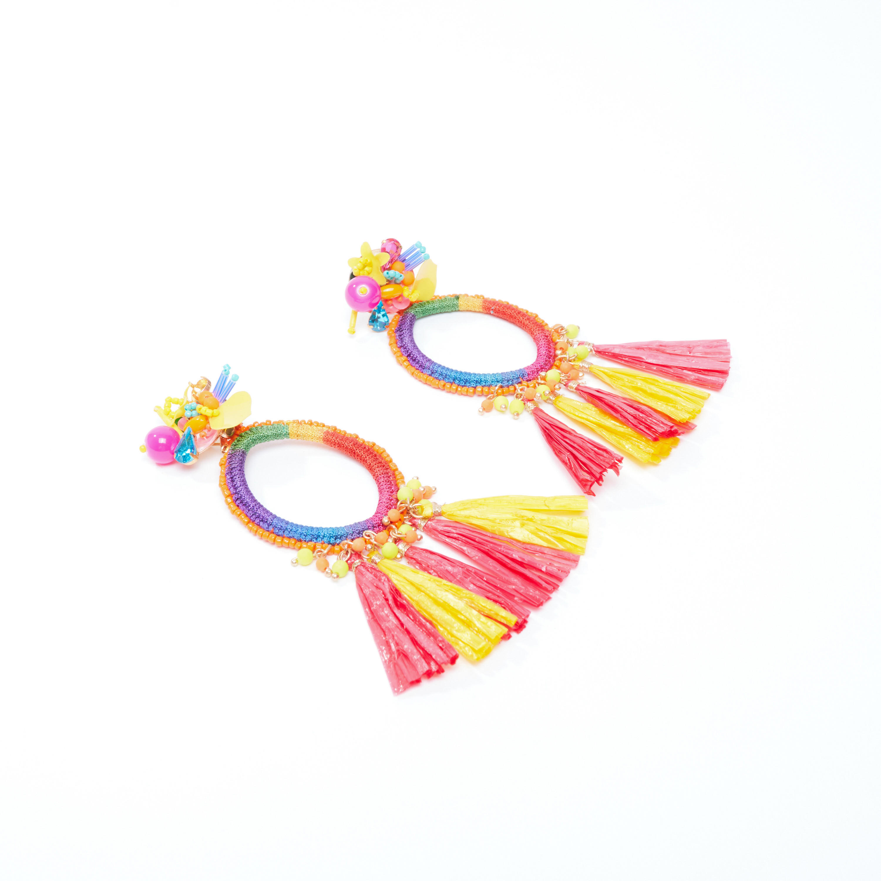 أقراط بدلّاية مزينة بمكبس إغلاق-women-watchesandjewellery-jewellery-earrings-image-4