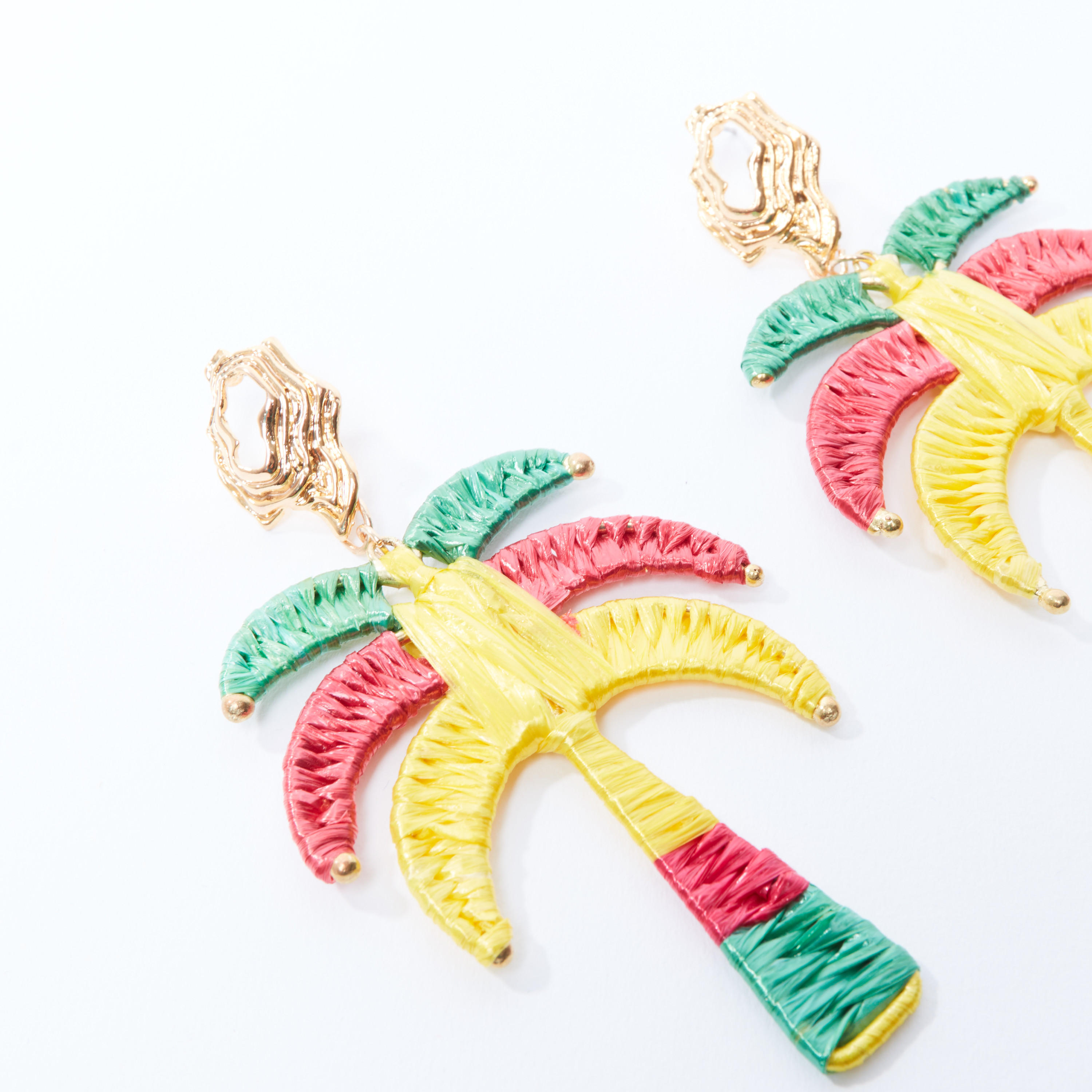 أقراط متدليّة ميتاليك بمكبس إغلاق-women-watchesandjewellery-jewellery-earrings-image-3